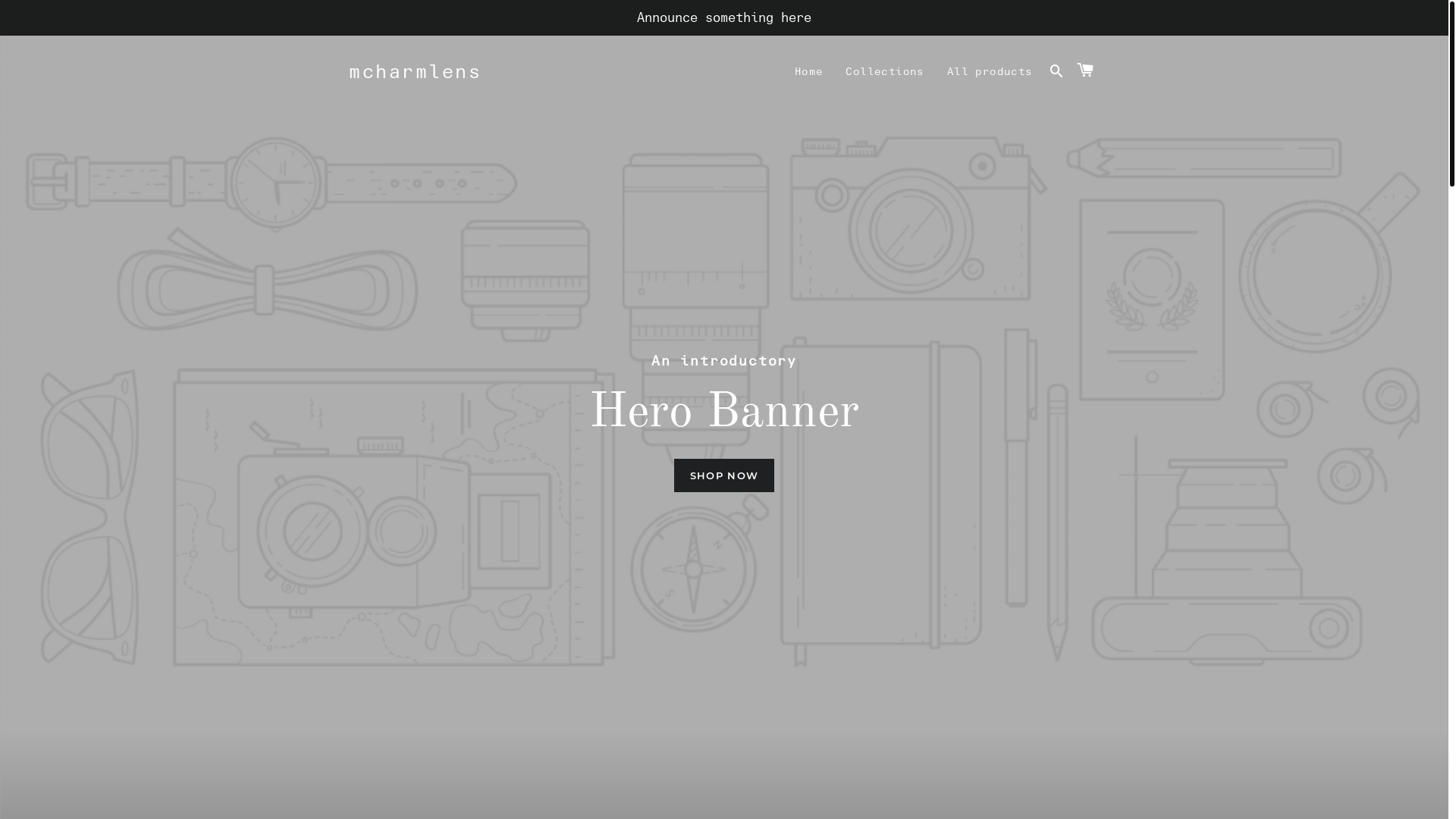 website screenshot of https://mcharmlens.com/
