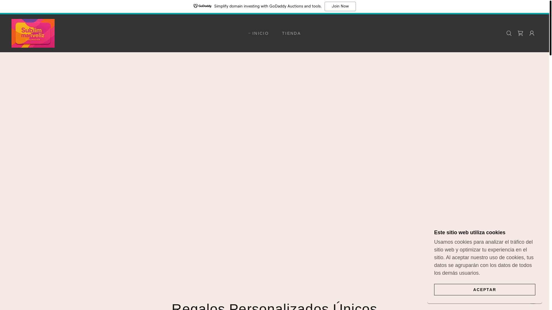 website screenshot of https://sublimmari-veliz.com/