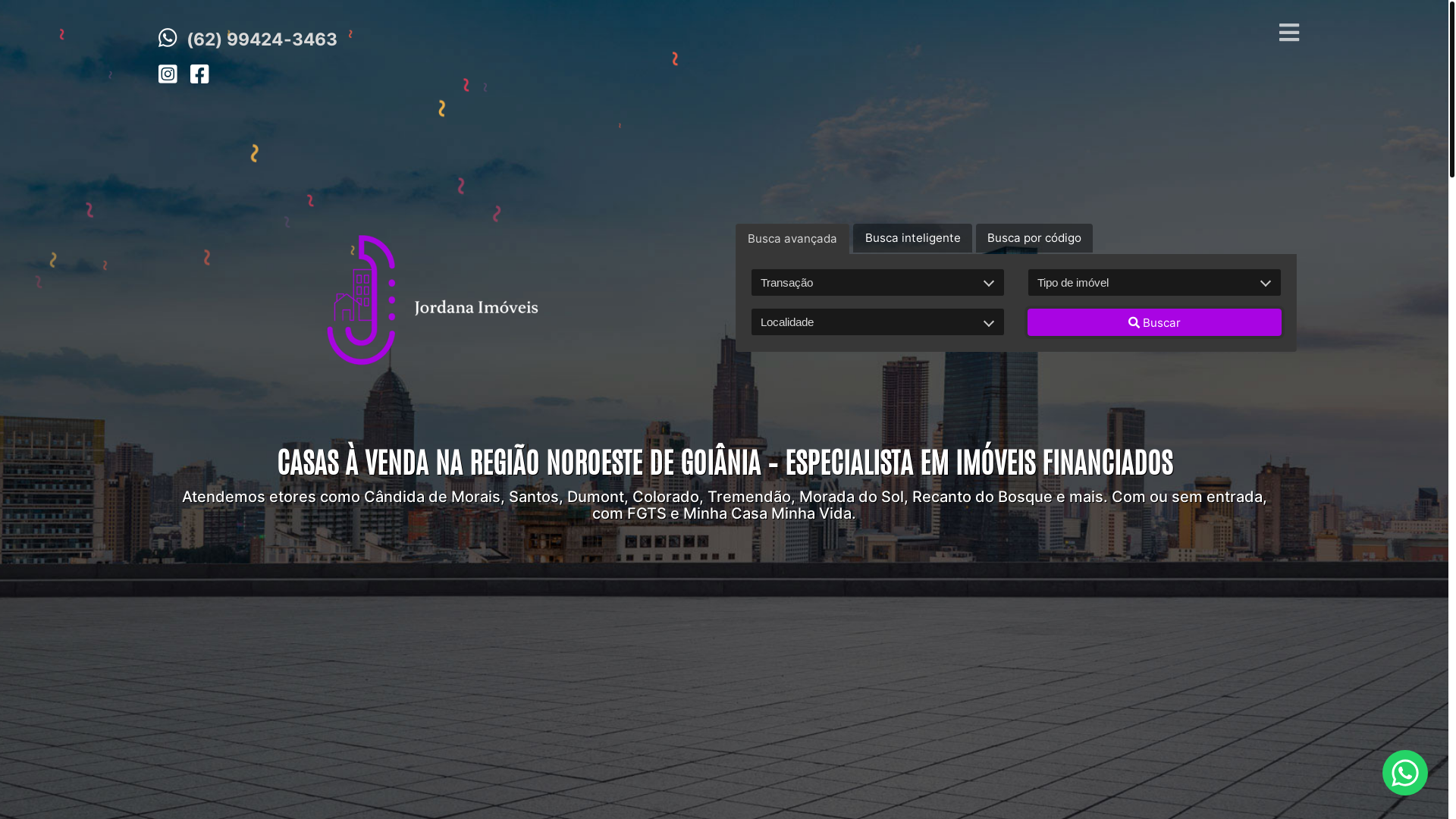website screenshot of https://jordanaimoveisgoiania.com.br/