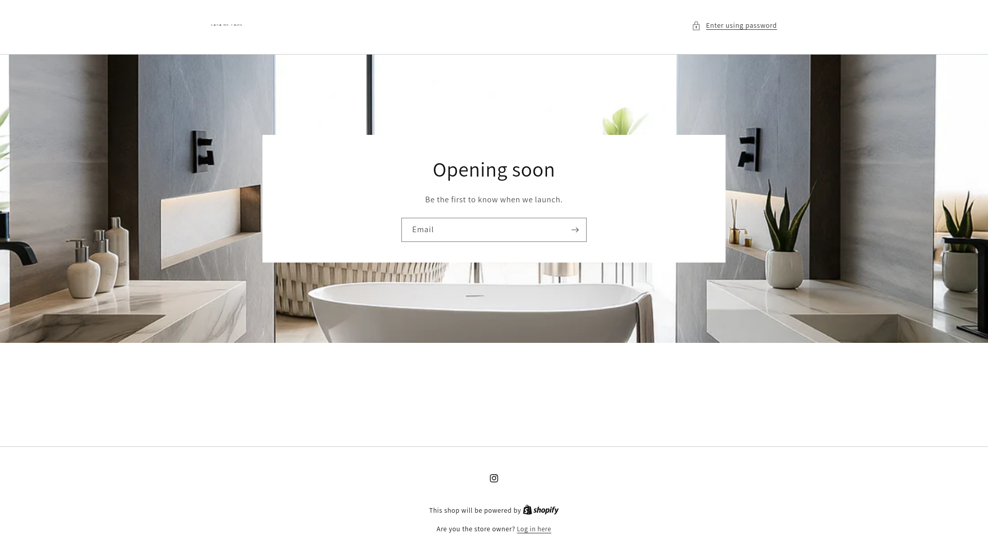 website screenshot of https://casa-by-enzo.shop/