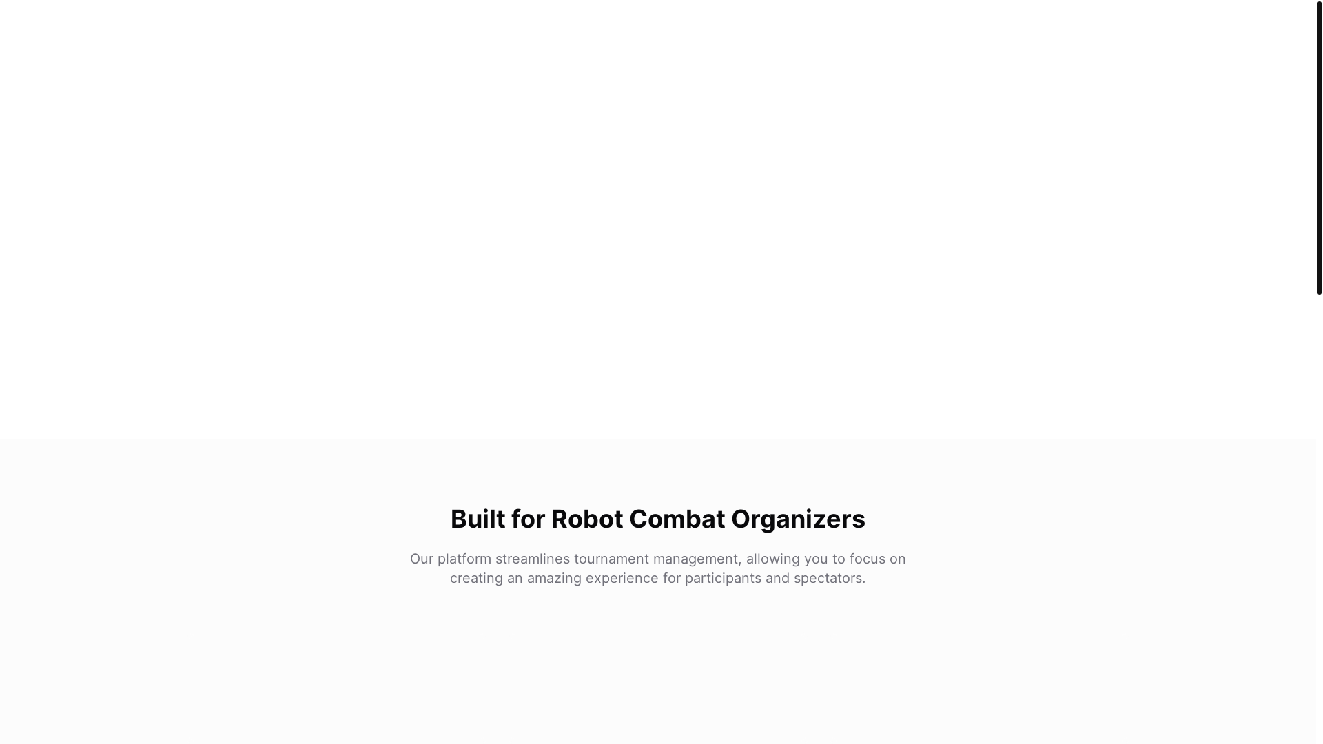 website screenshot of https://combat-tourney-manager.pages.dev/