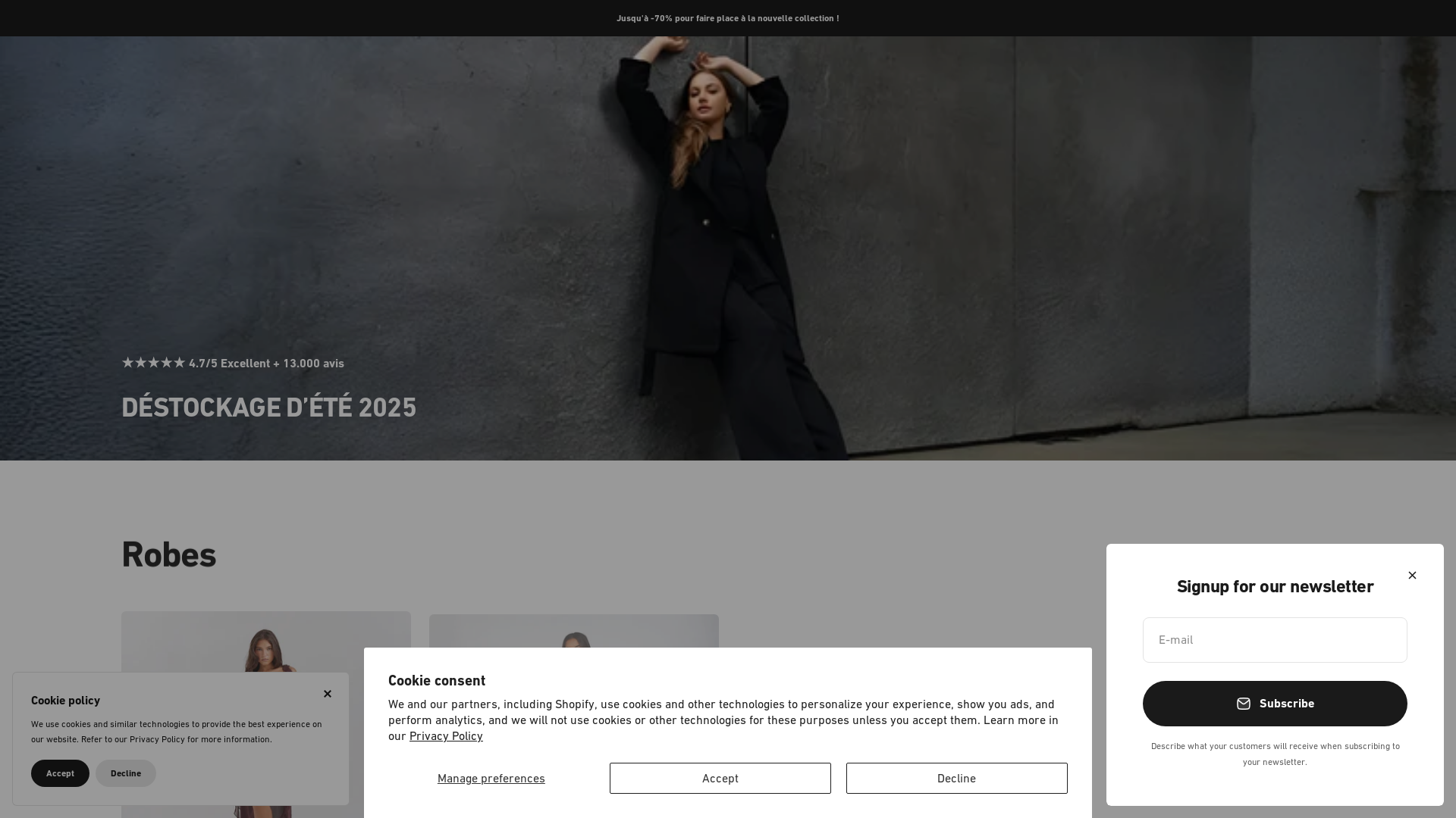 website screenshot of https://luvaparis.com/