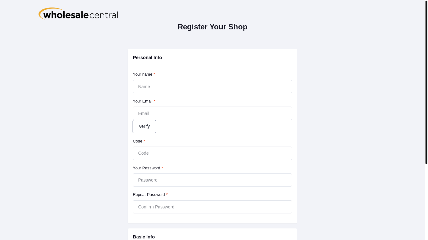 website screenshot of https://wholesalestore.okufx.com/seller_register