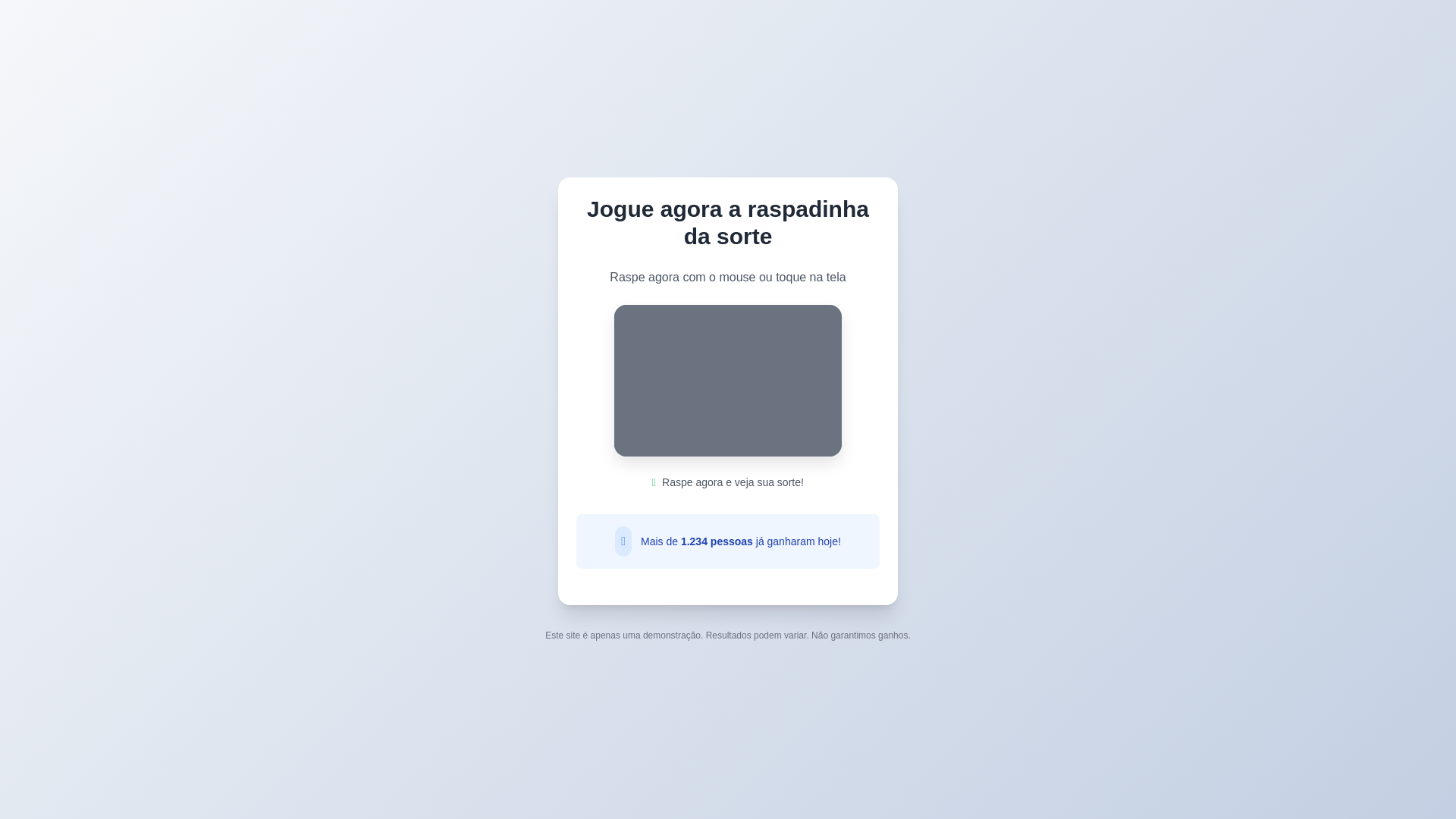 website screenshot of https://raspadinhamilionaria.pages.dev/