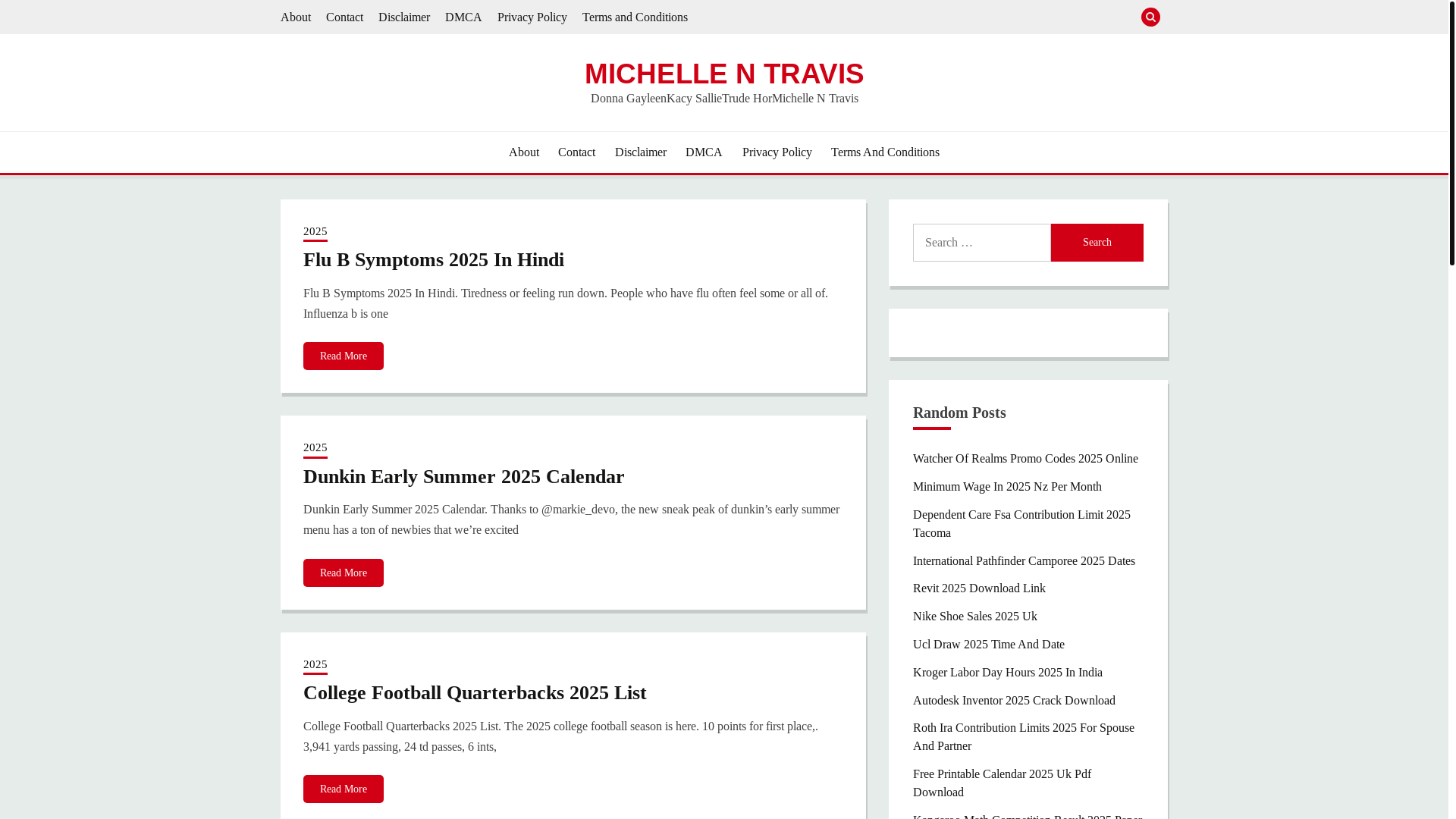 website screenshot of https://michellentravism.pages.dev/