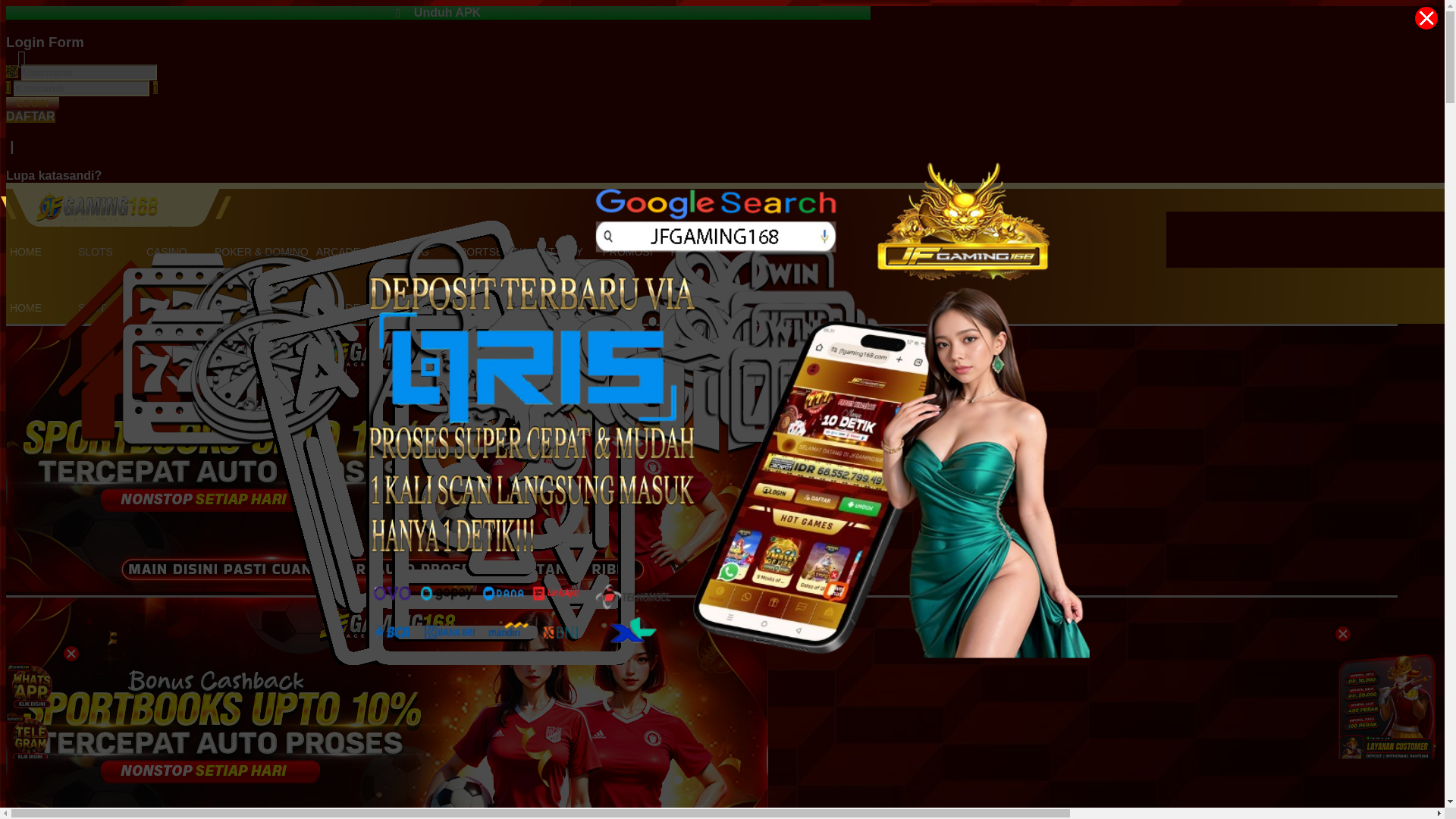 website screenshot of https://jfgaming168.fit/