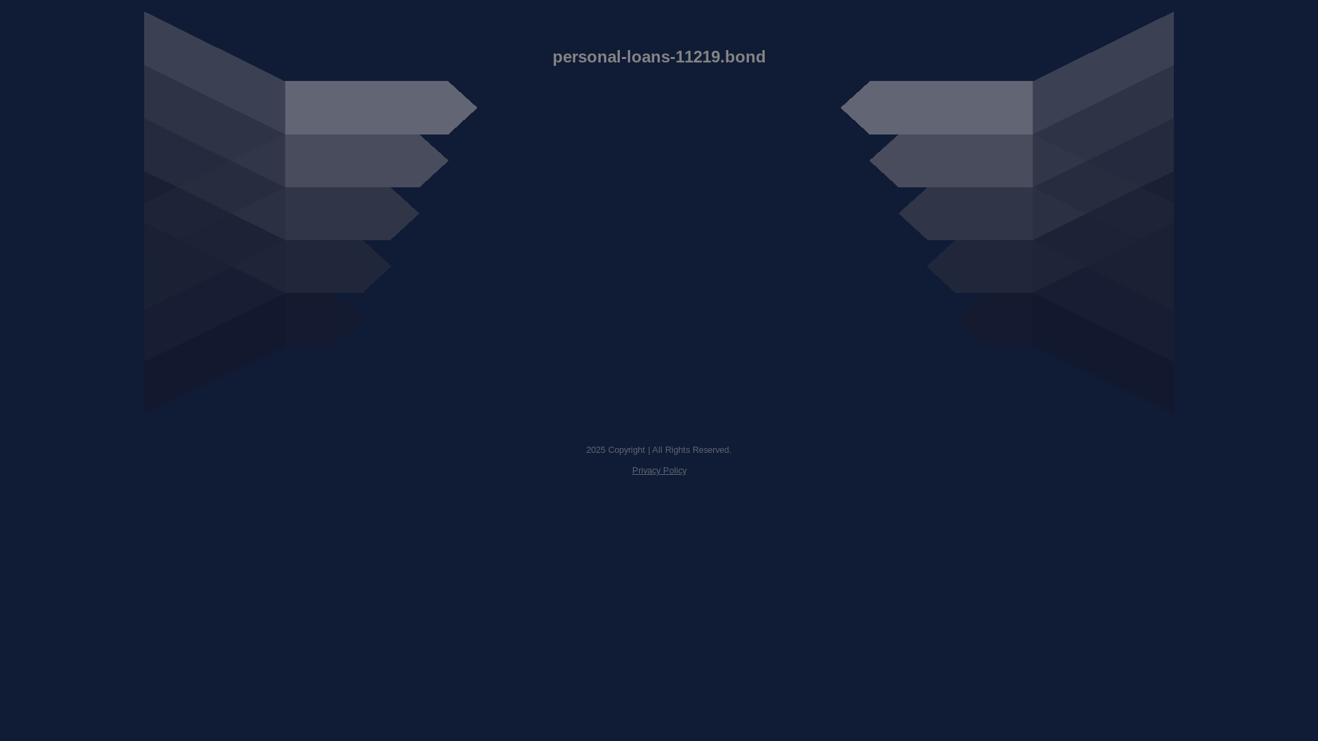 website screenshot of https://personal-loans-11219.bond/