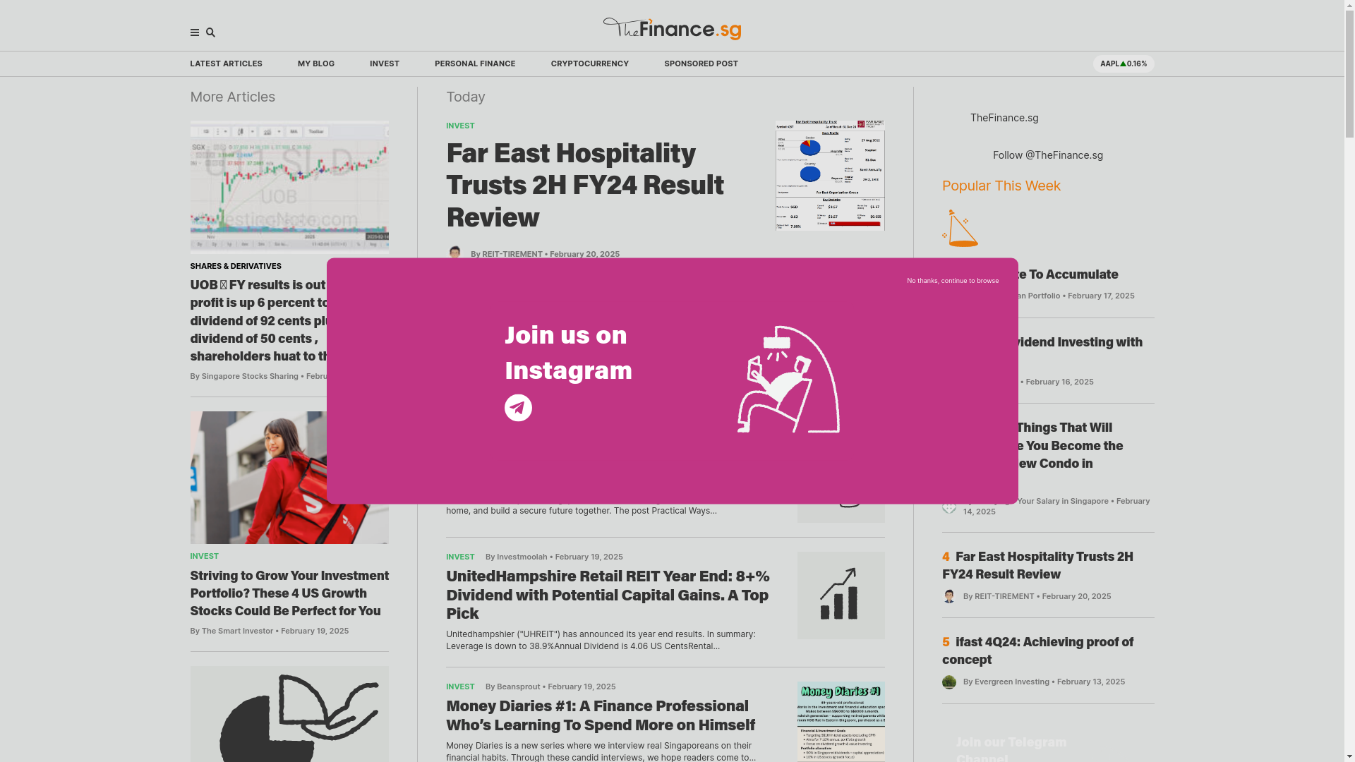 website screenshot of https://richestpeoplesg.com/