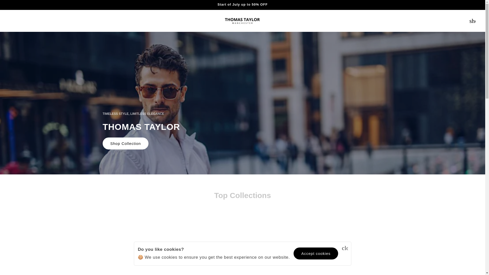 website screenshot of https://thomastaylormanchester.com/