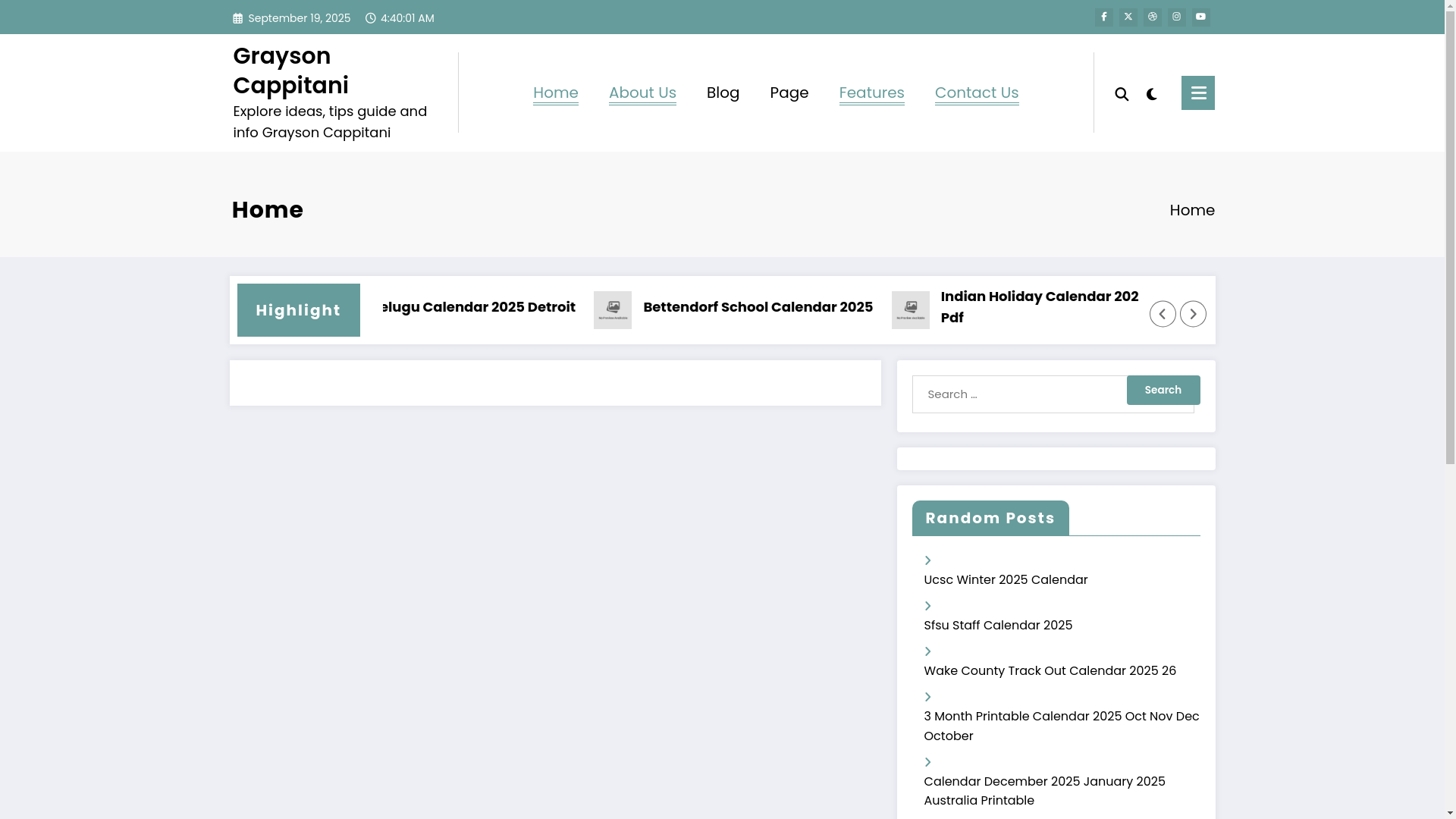 website screenshot of https://graysoncappitani.pages.dev/