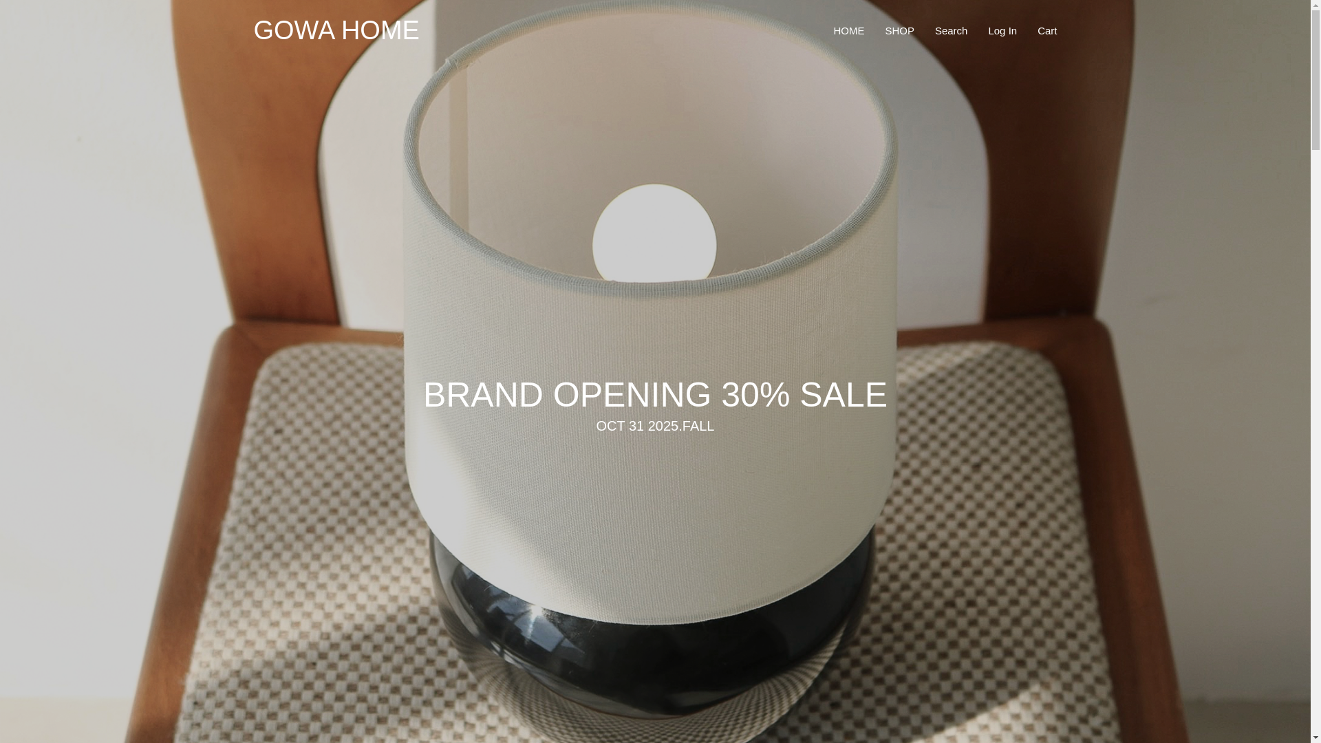 website screenshot of https://gowahome.com/