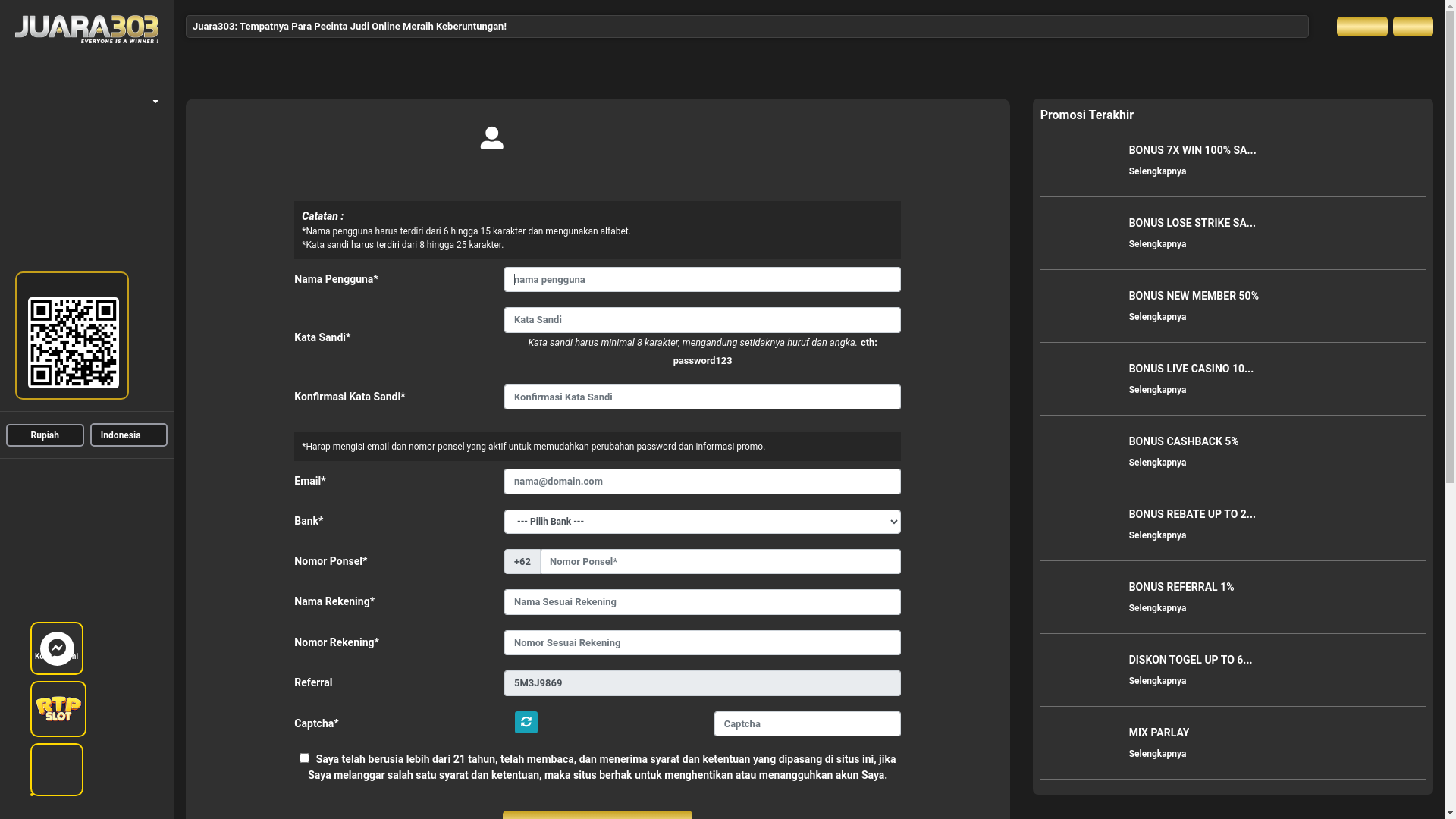 website screenshot of https://juarack2.pages.dev/