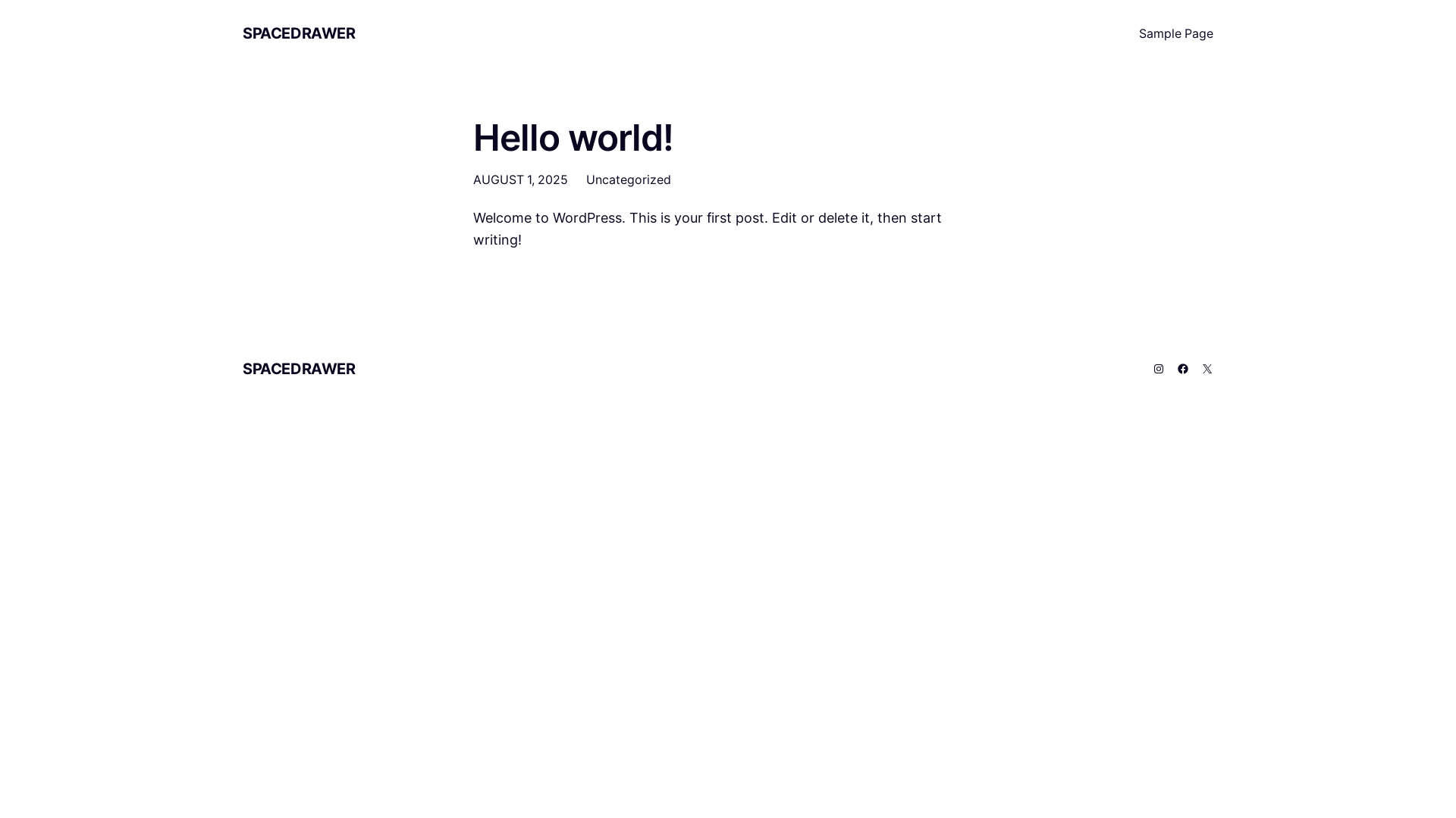 website screenshot of https://spacedrawer.de/