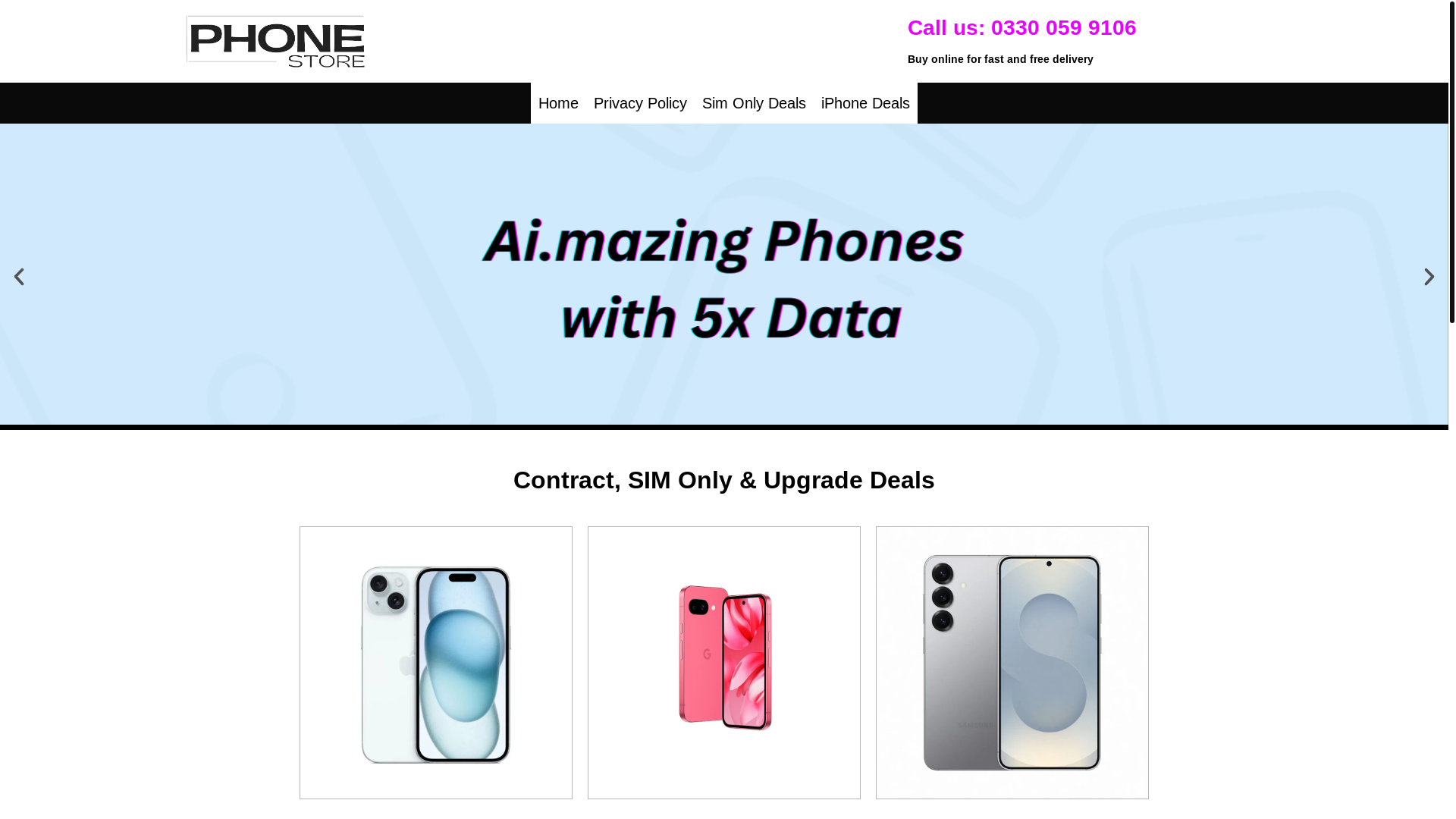 website screenshot of https://02-phones.shop/