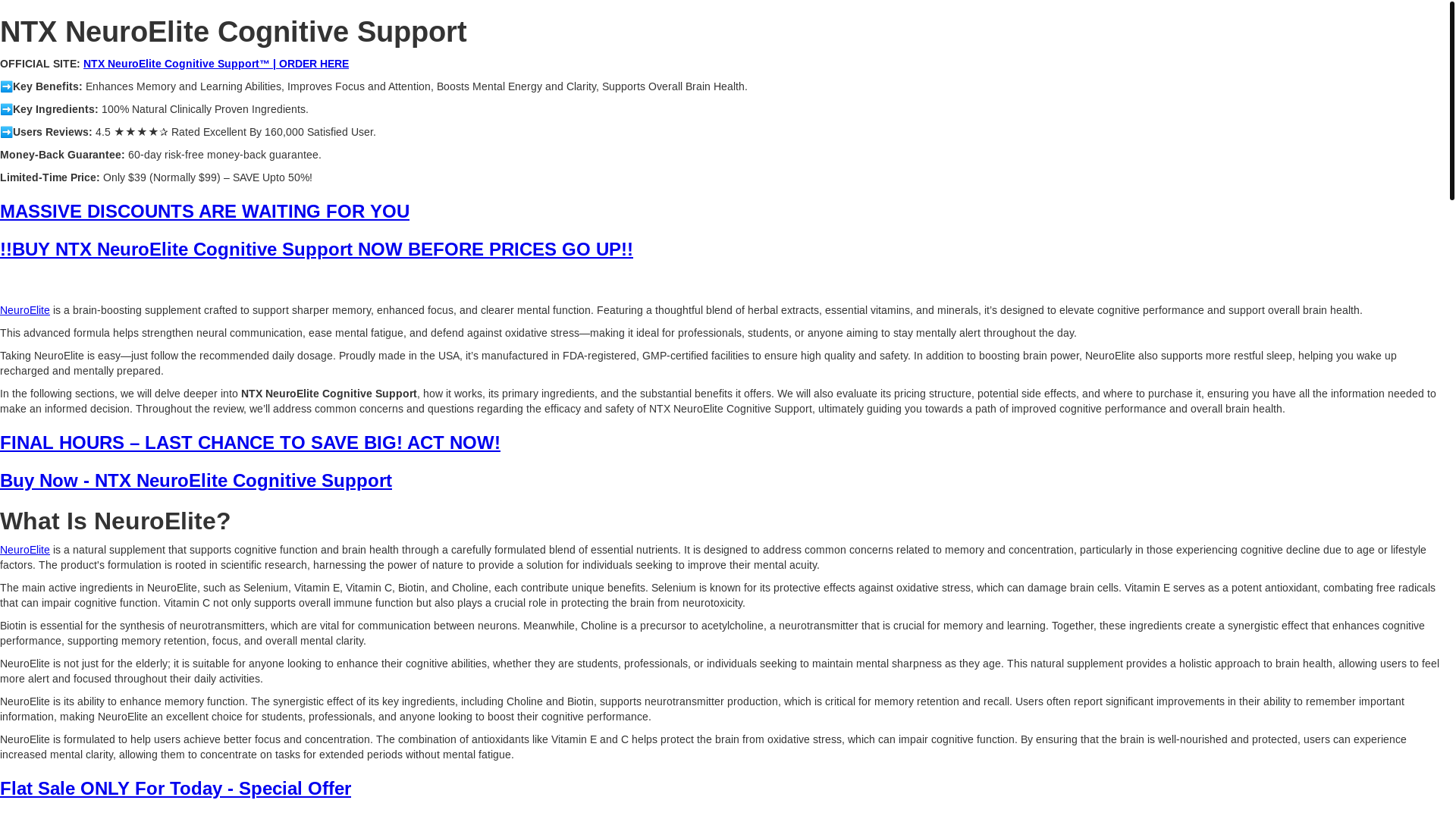 website screenshot of https://ntx-neuroelite-cognitive.webflow.io/