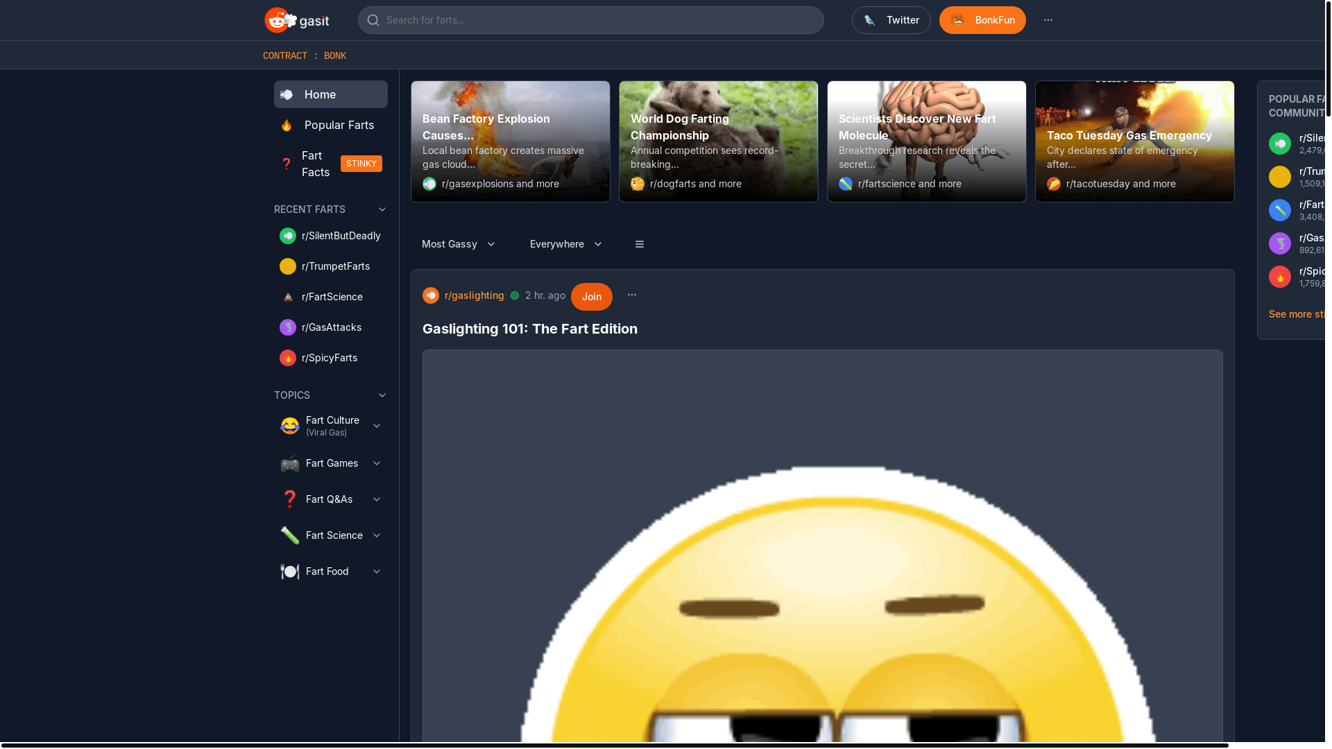 website screenshot of https://gasitonbonk.xyz/