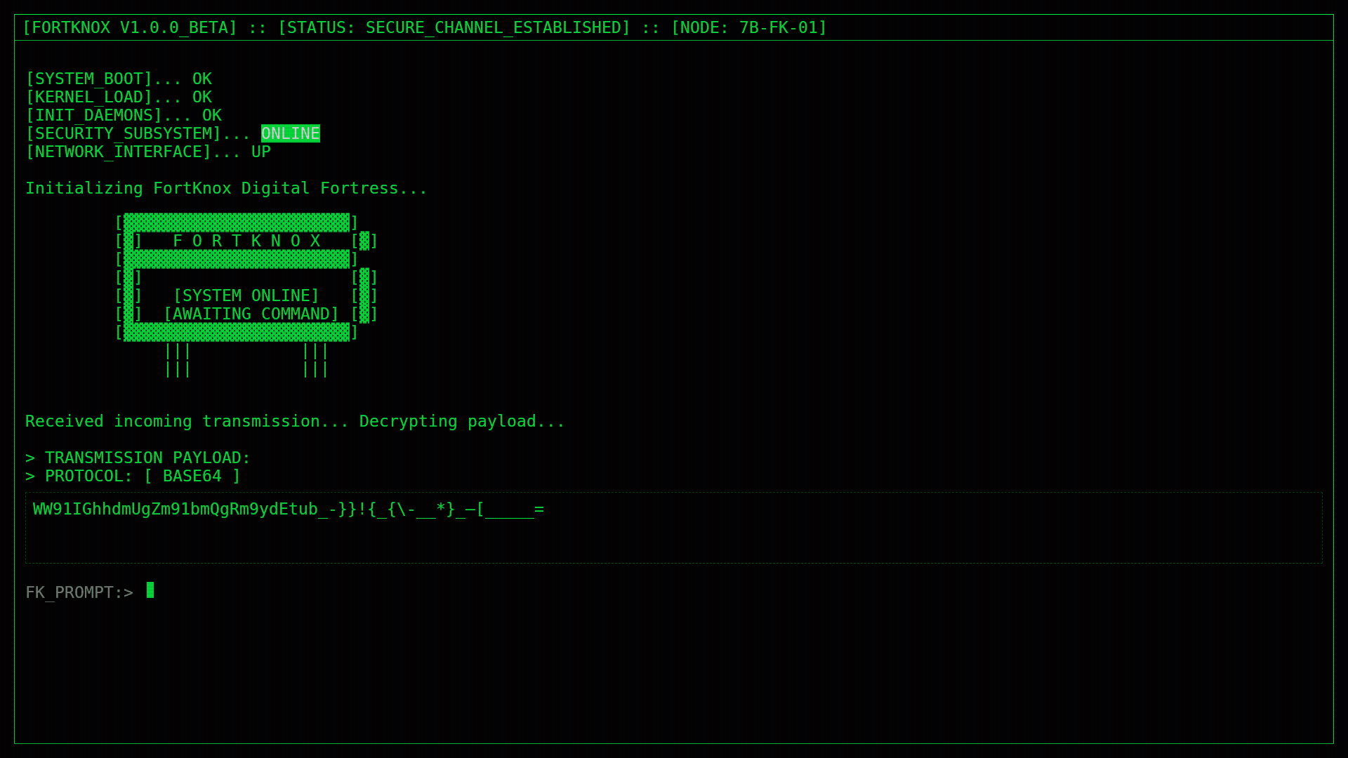 website screenshot of https://fortknox.pages.dev/
