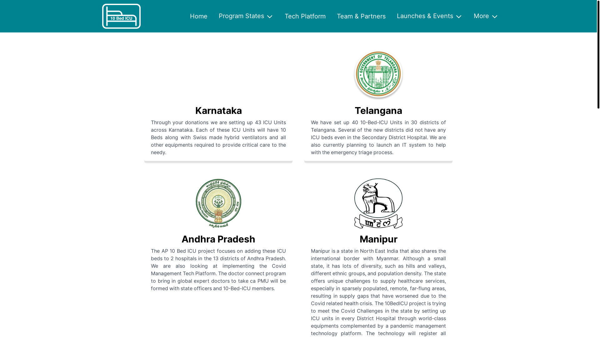 website screenshot of https://10bedicu-updated.pages.dev/