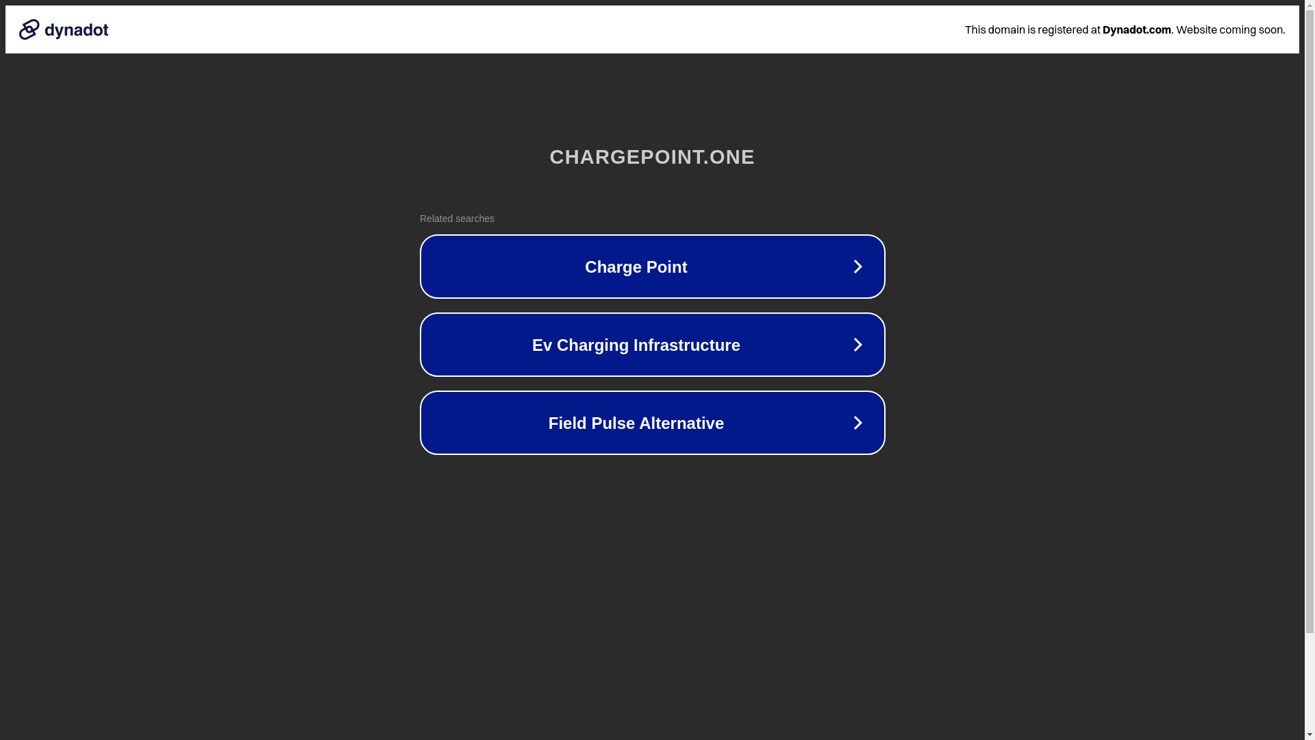 website screenshot of https://chargepoint.one/