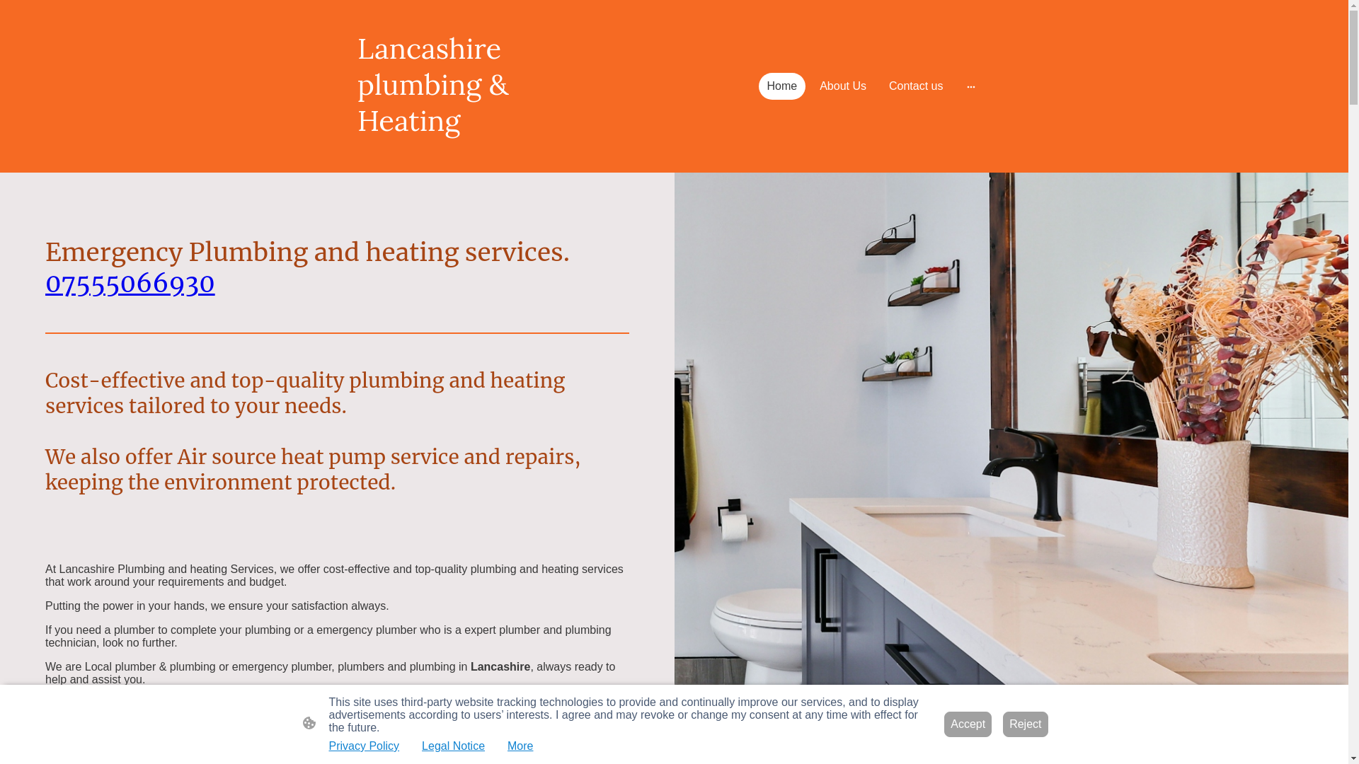 website screenshot of https://lancashireplumbingservices.uk/