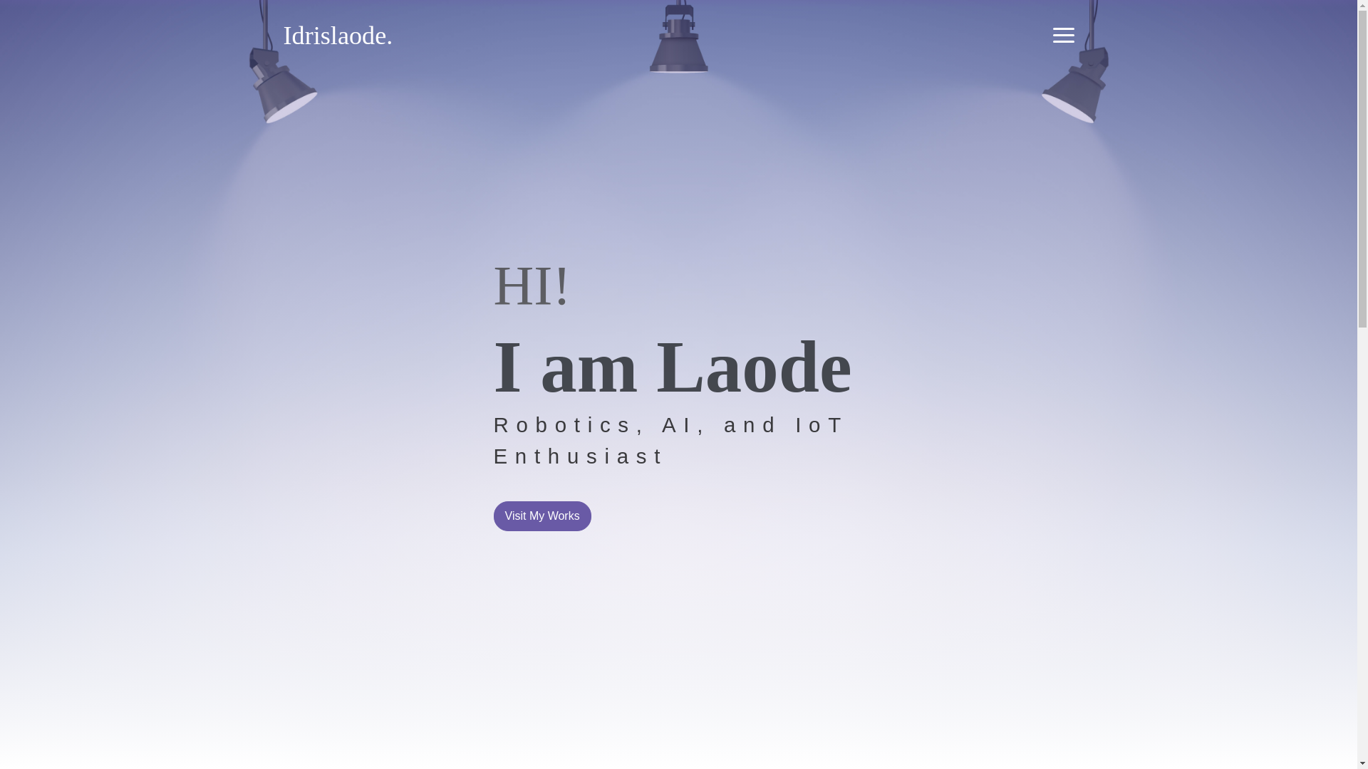 website screenshot of https://idrislaode.pages.dev/
