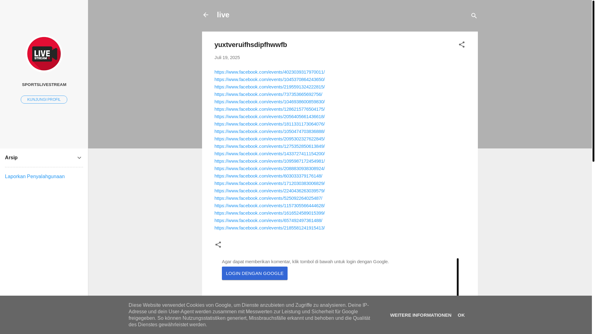 website screenshot of https://majalahwbf.blogspot.com/2025/07/yuxtveruifhsdipfhwwfb.html