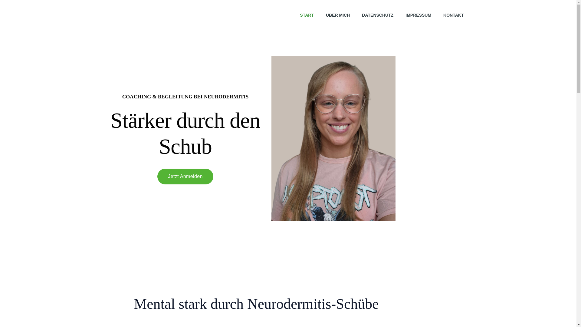 website screenshot of https://annikawild.de/