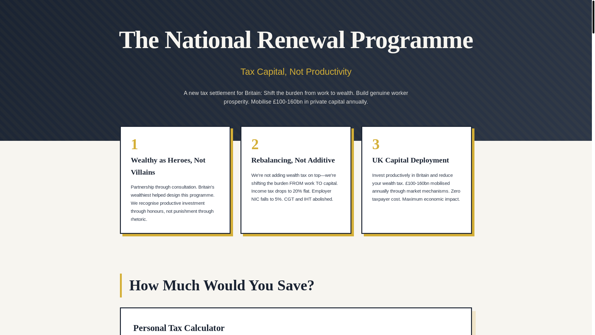 website screenshot of https://renewbritian.uk/