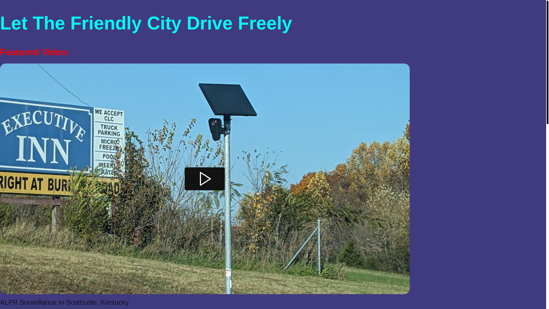 website screenshot of https://scottsville-alpr.pages.dev/