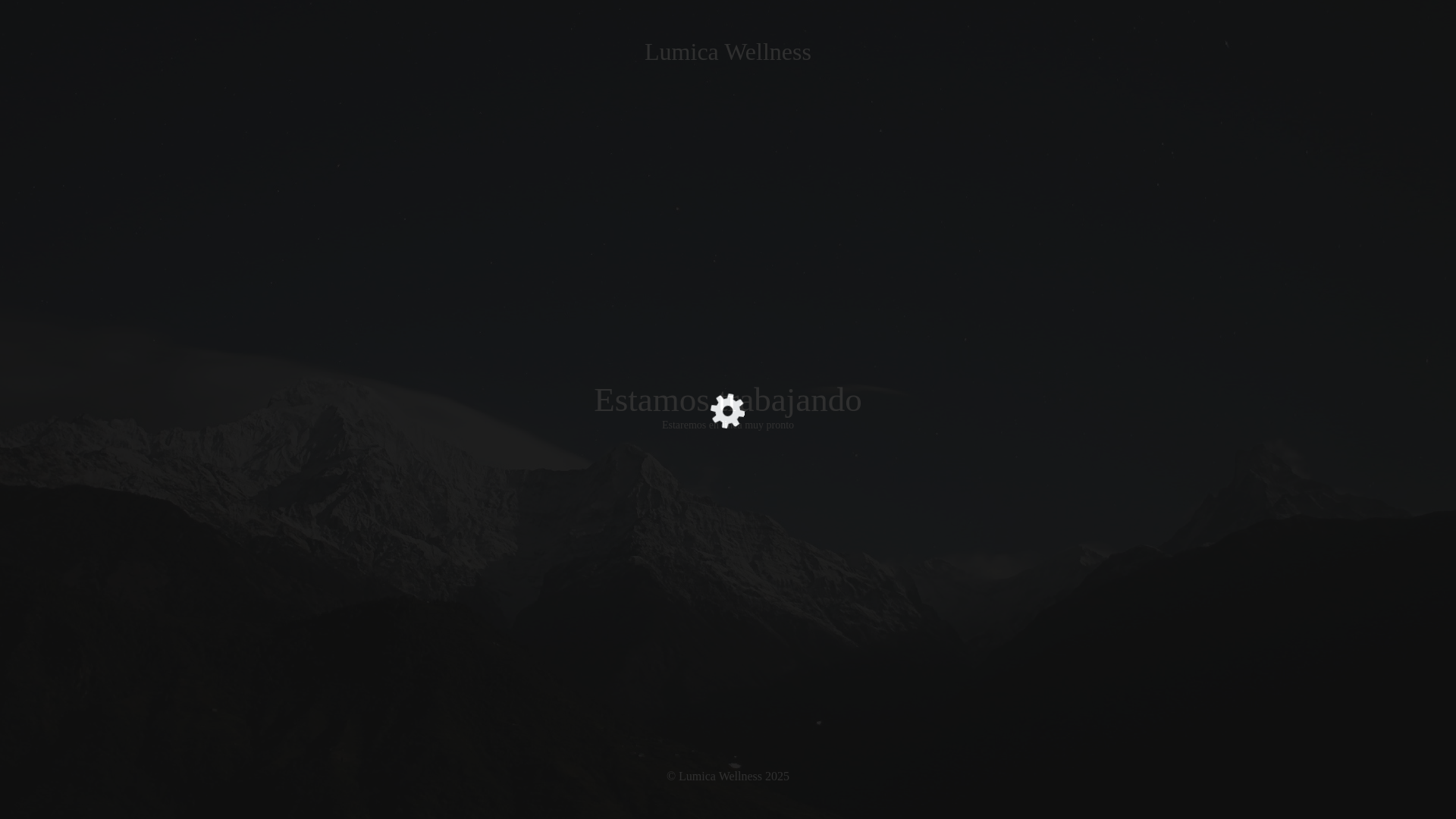 website screenshot of https://lumicawellness.com/