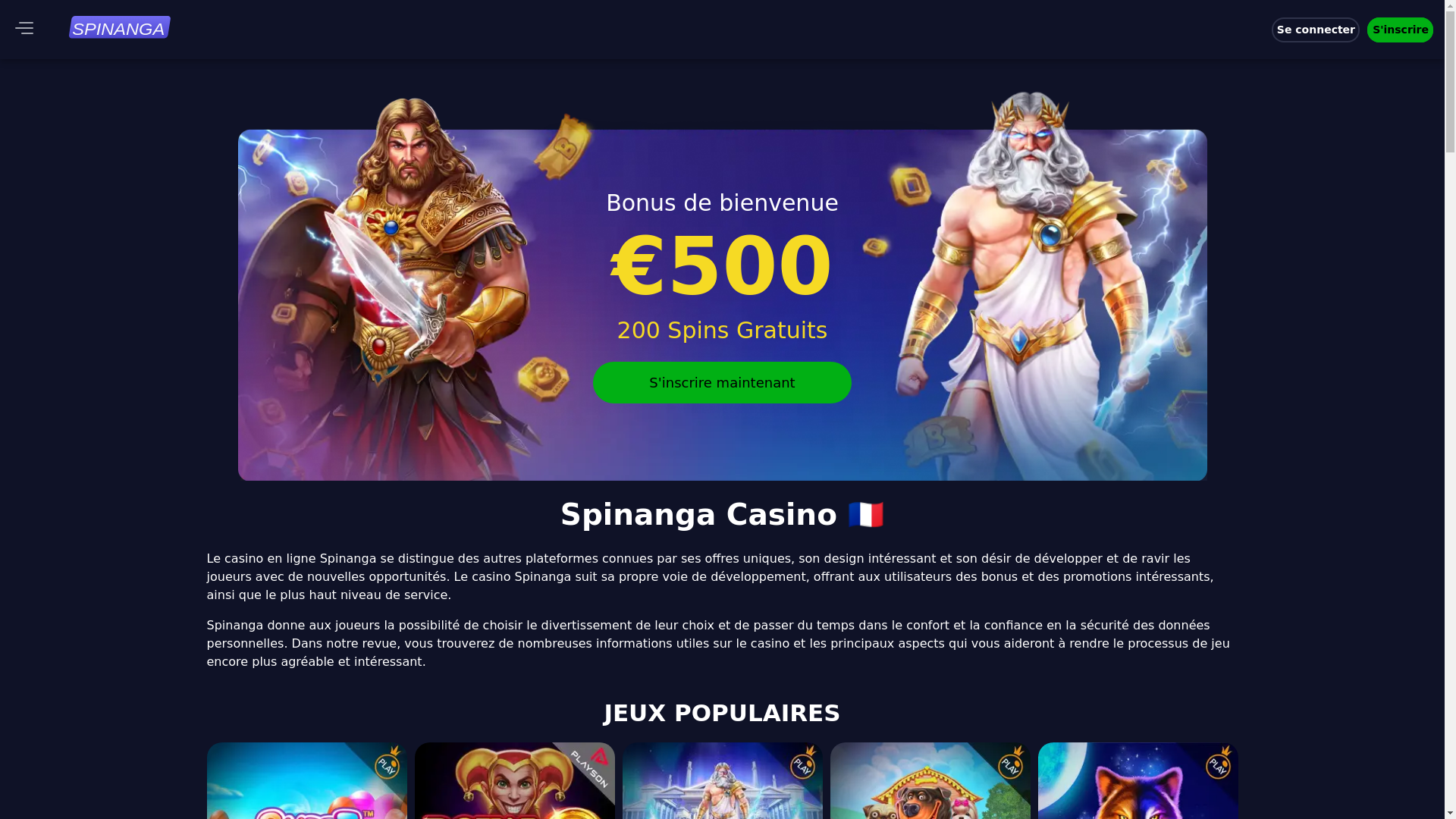 website screenshot of https://spinanga-fr-9zf.pages.dev/