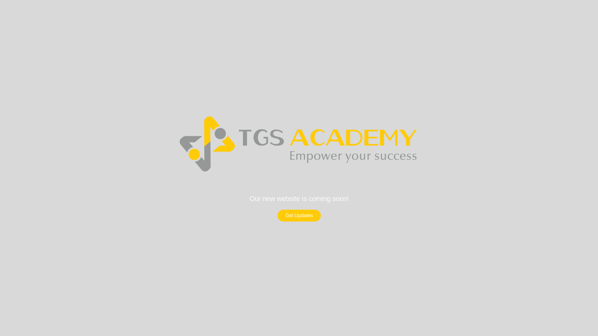 website screenshot of https://tgsacademy.edu.vn/