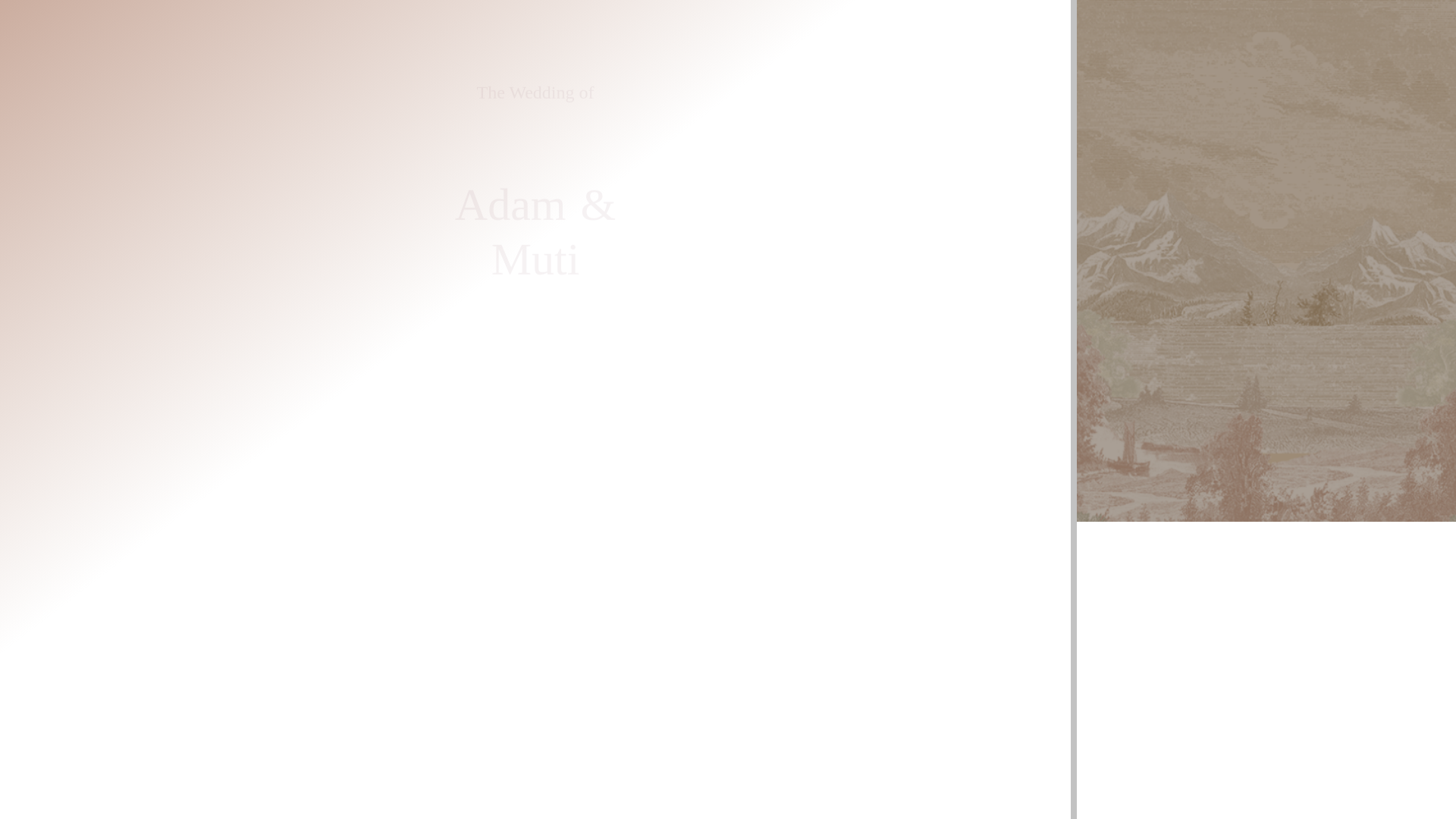 website screenshot of https://thewedding-adammuti.com/