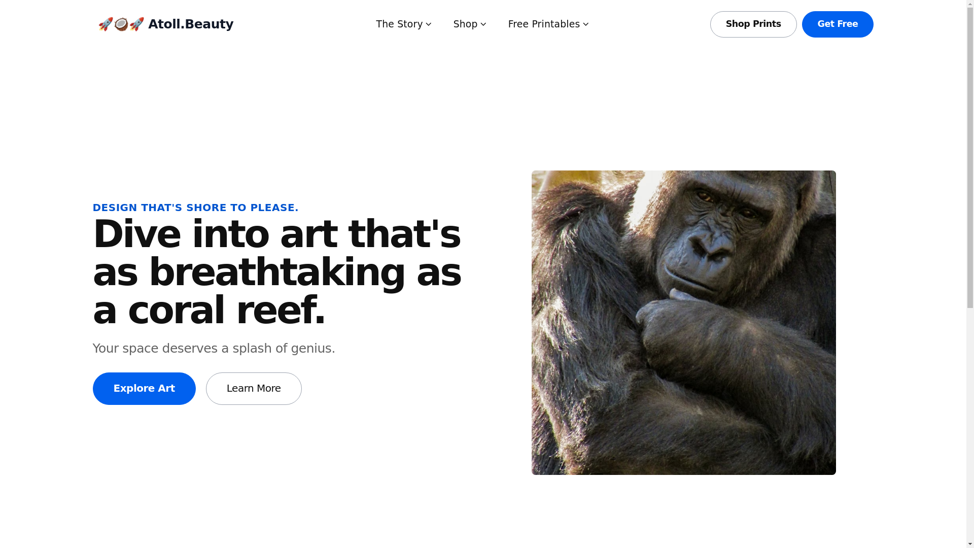 website screenshot of https://atoll-beauty.pages.dev/