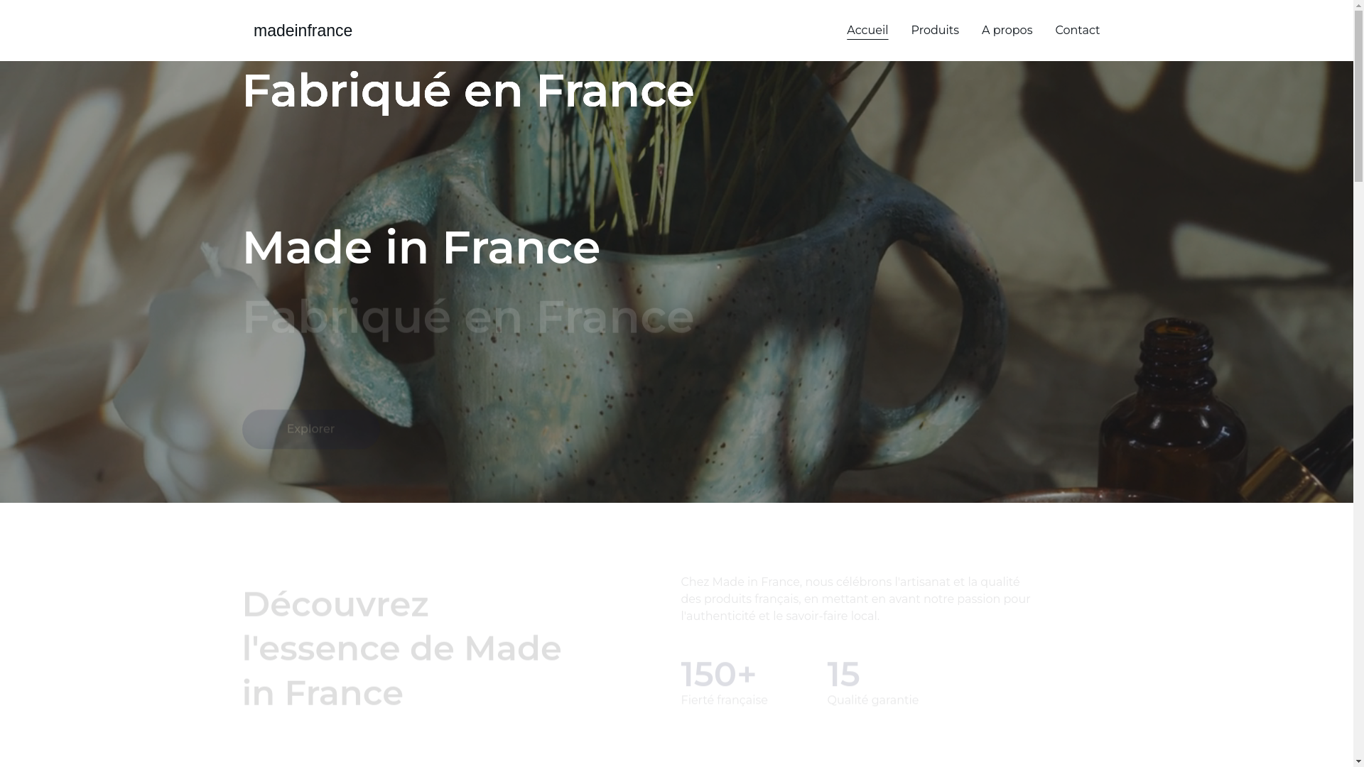 website screenshot of https://madeinfrance.com.tr/