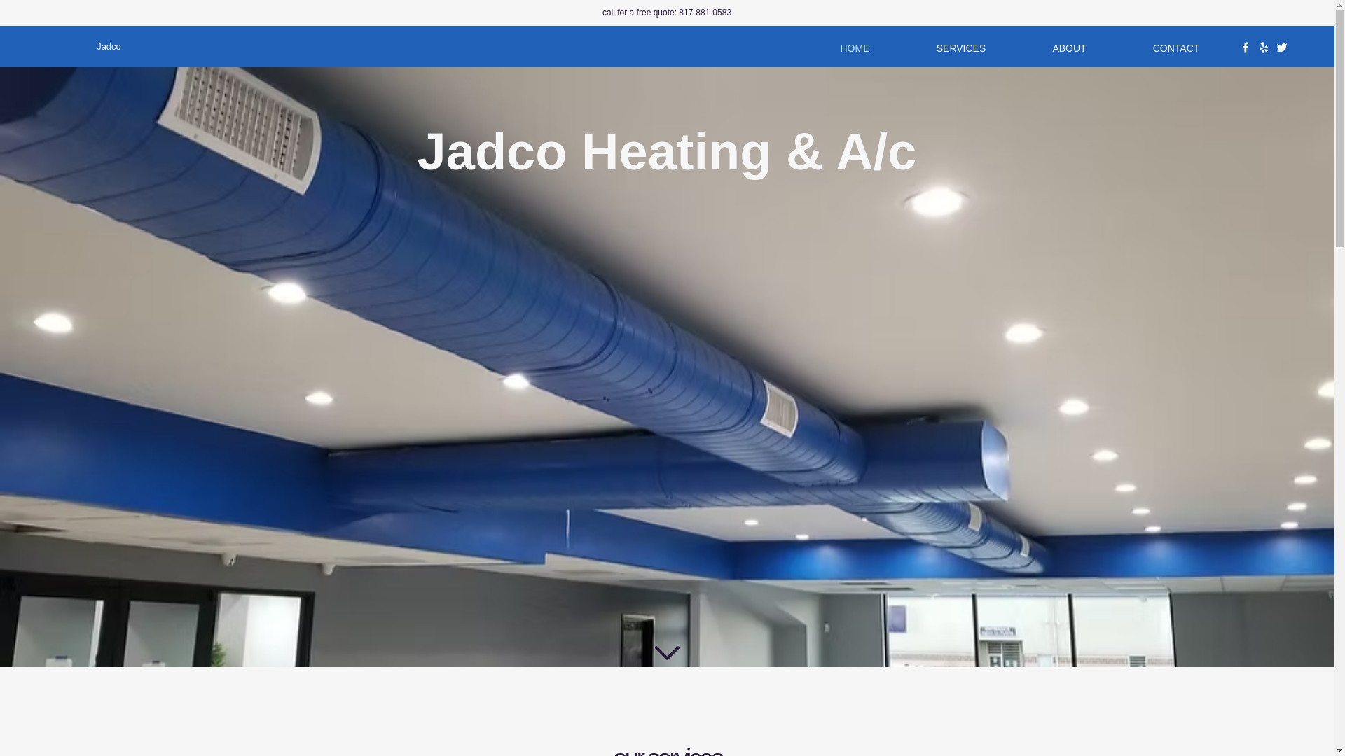 website screenshot of https://jadcohvac.com/