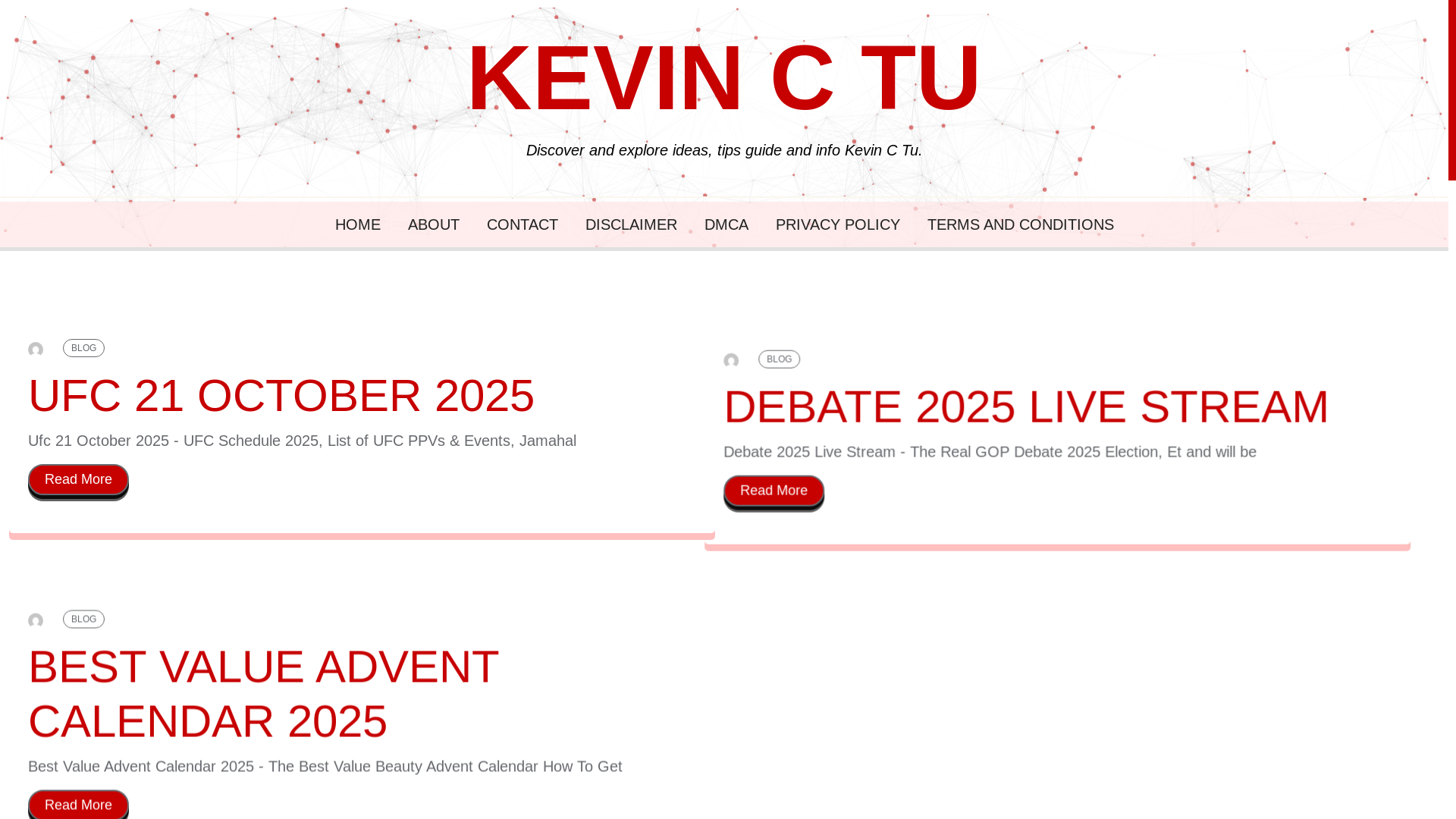 website screenshot of https://kevinctum.pages.dev/