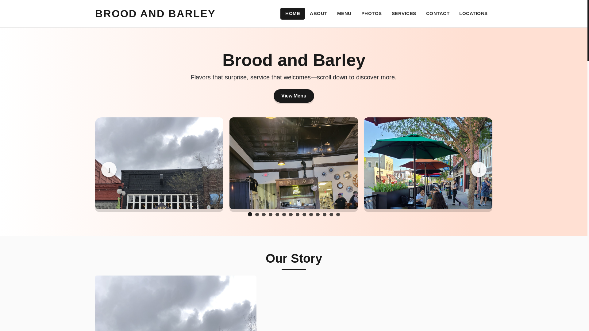 website screenshot of https://brood-and-barley-website.pages.dev/