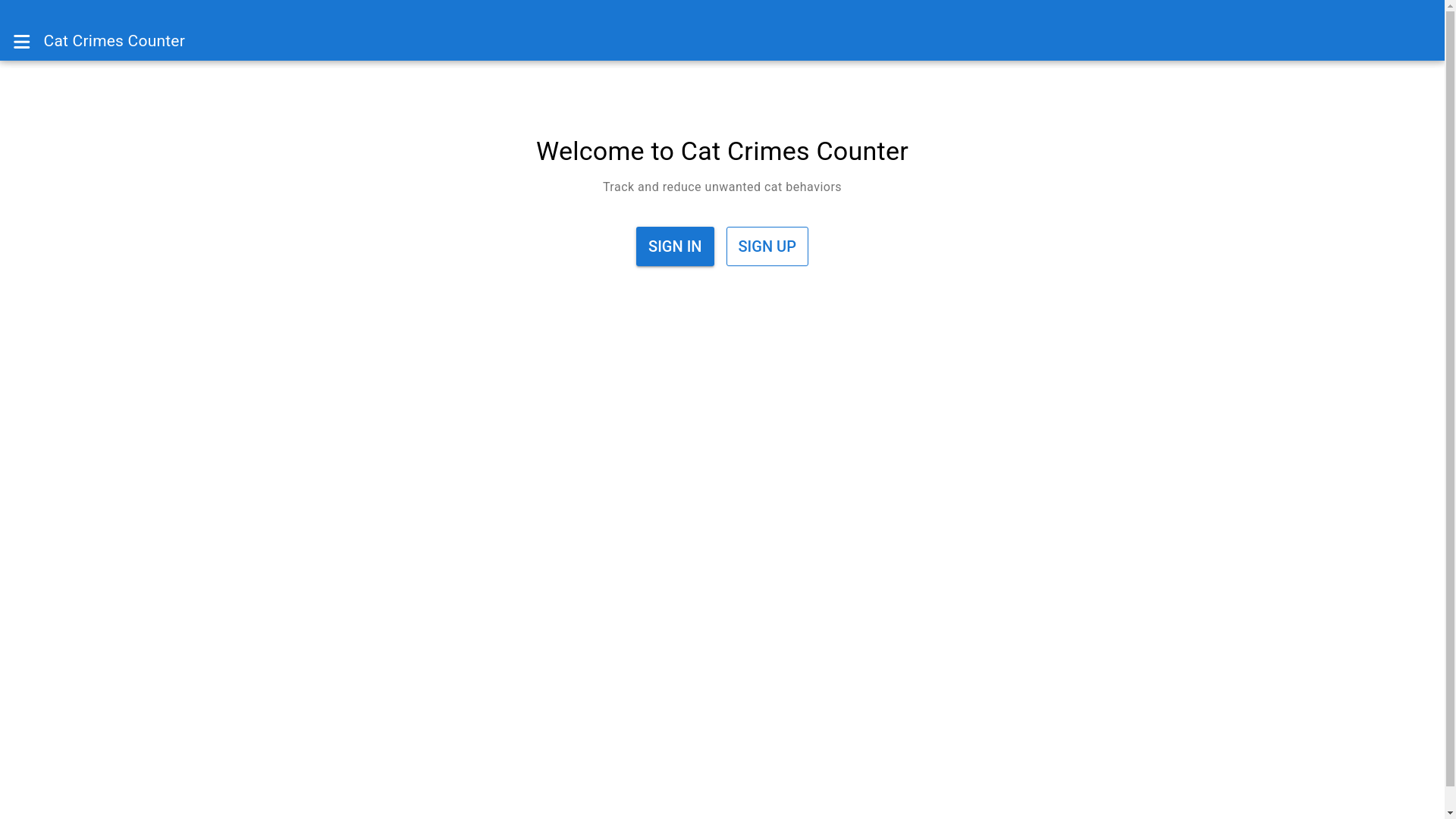 website screenshot of https://cat-crimes-counter-app.pages.dev/