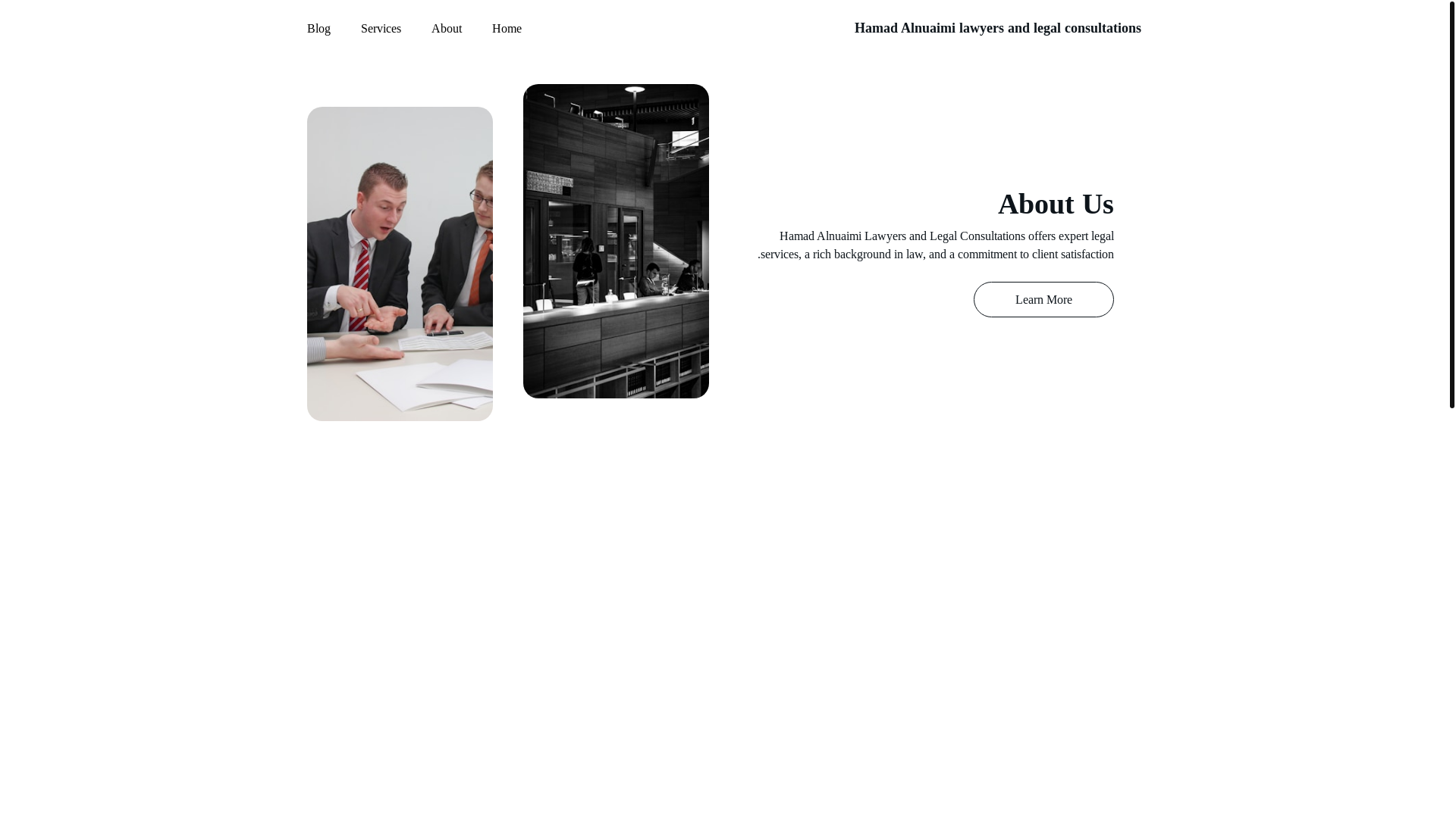 website screenshot of https://alnuaimi1.com/