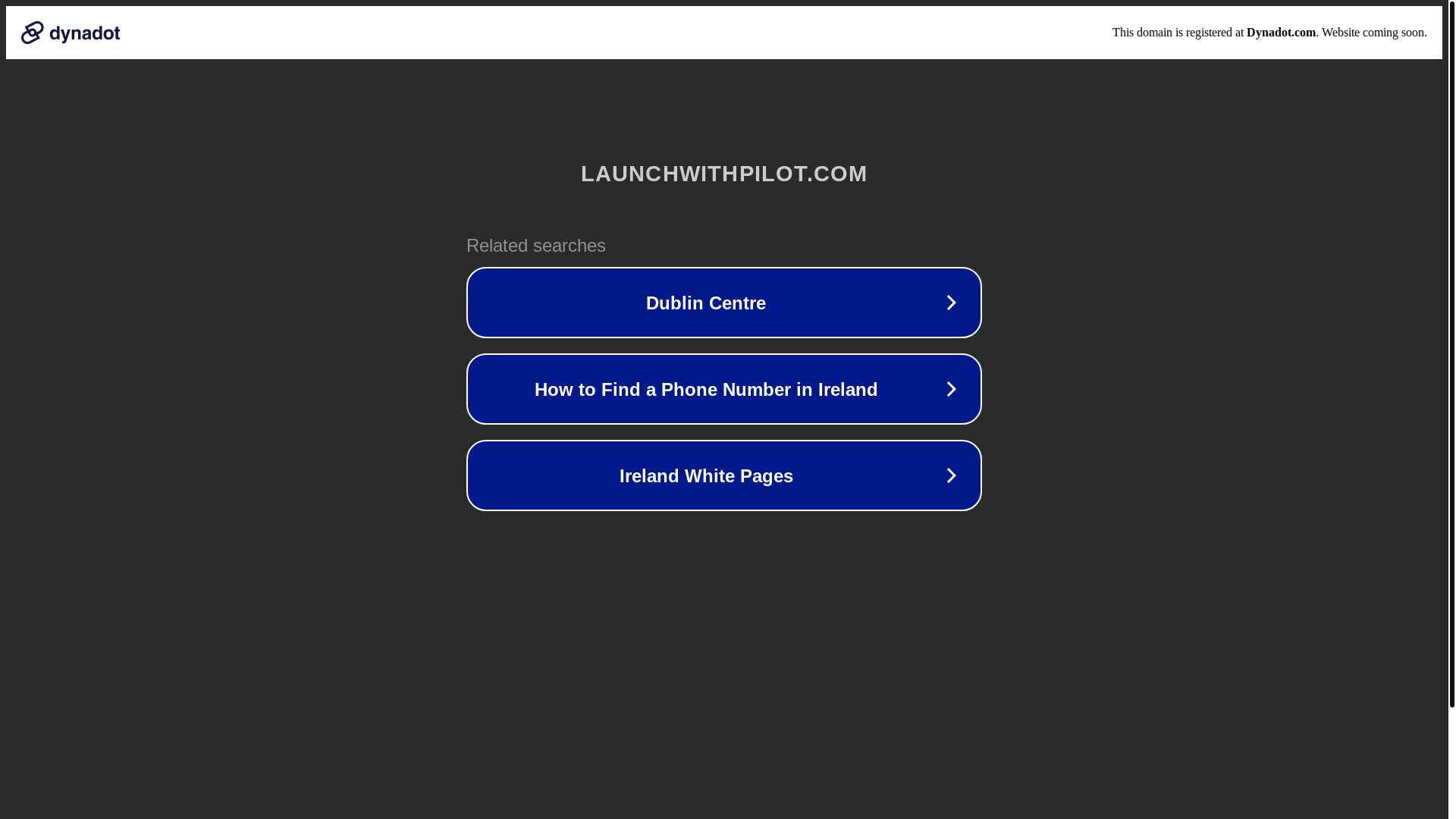 website screenshot of https://launchwithpilot.com/