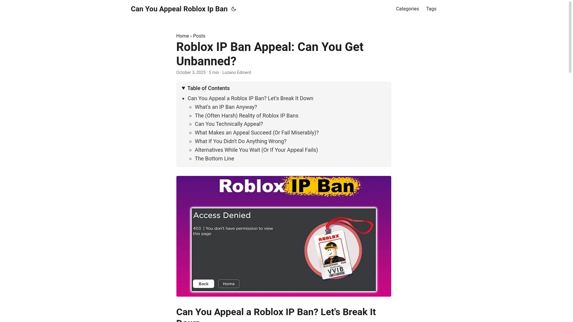 website screenshot of https://can-you-appeal-roblox-ip-ban.pages.dev/