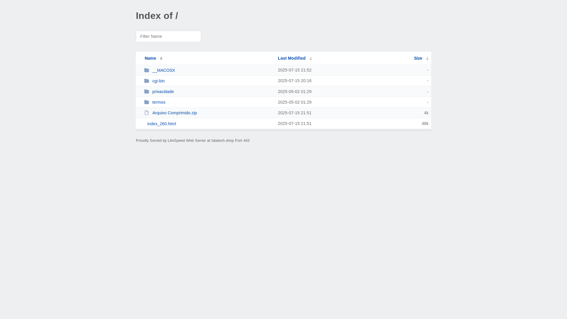 website screenshot of https://falatech.shop/