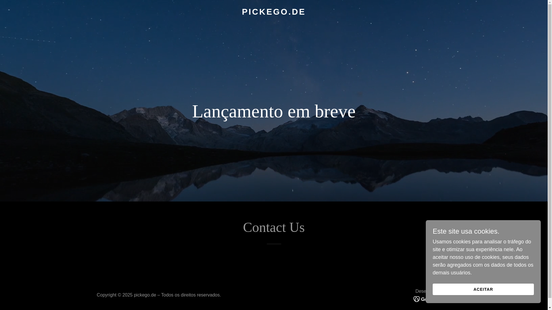 website screenshot of https://pickego.de/
