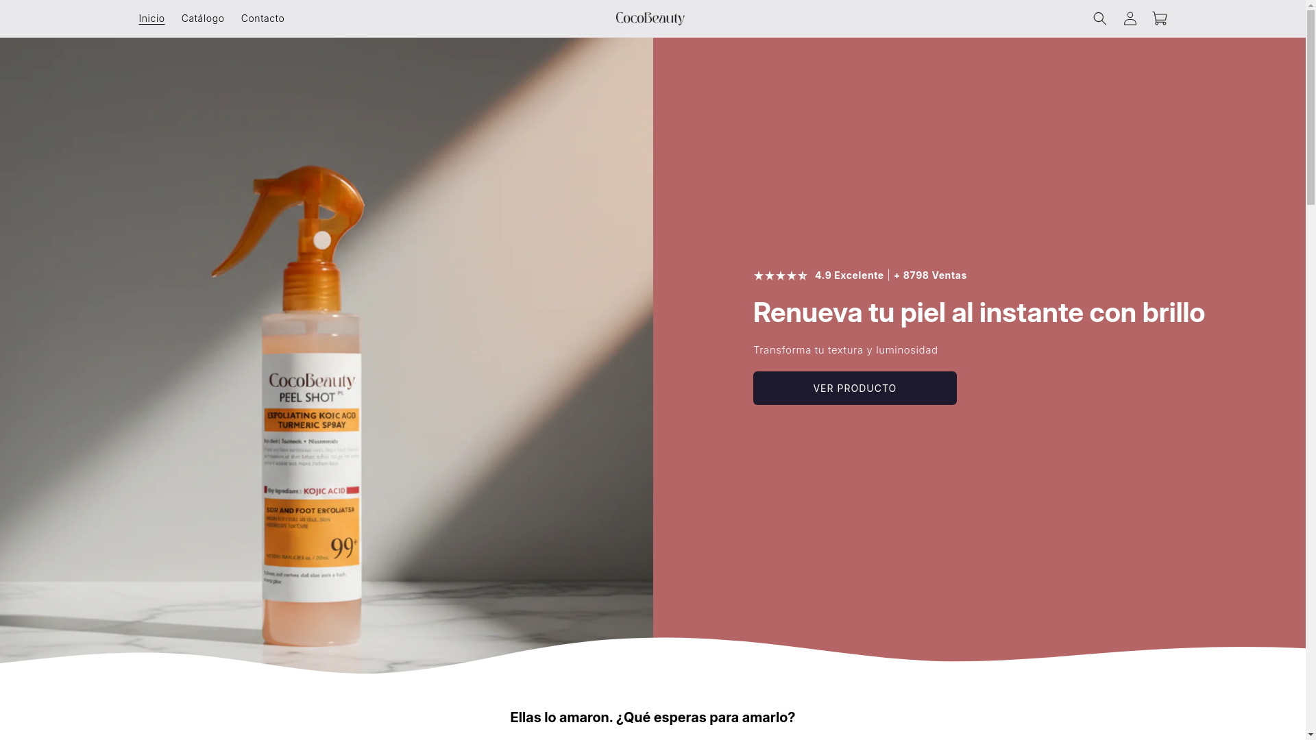 website screenshot of https://cocobeautyarg.com/