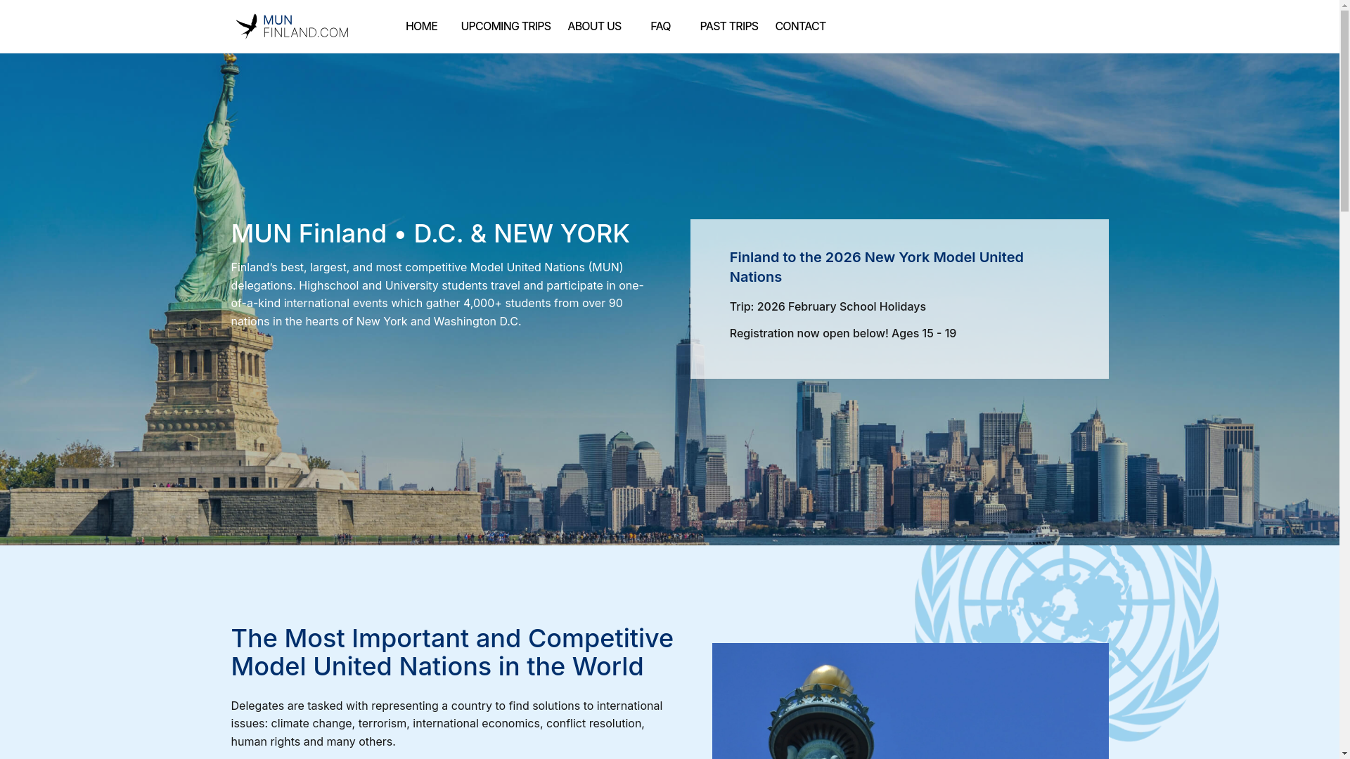 website screenshot of https://mun-finland-com.pages.dev/