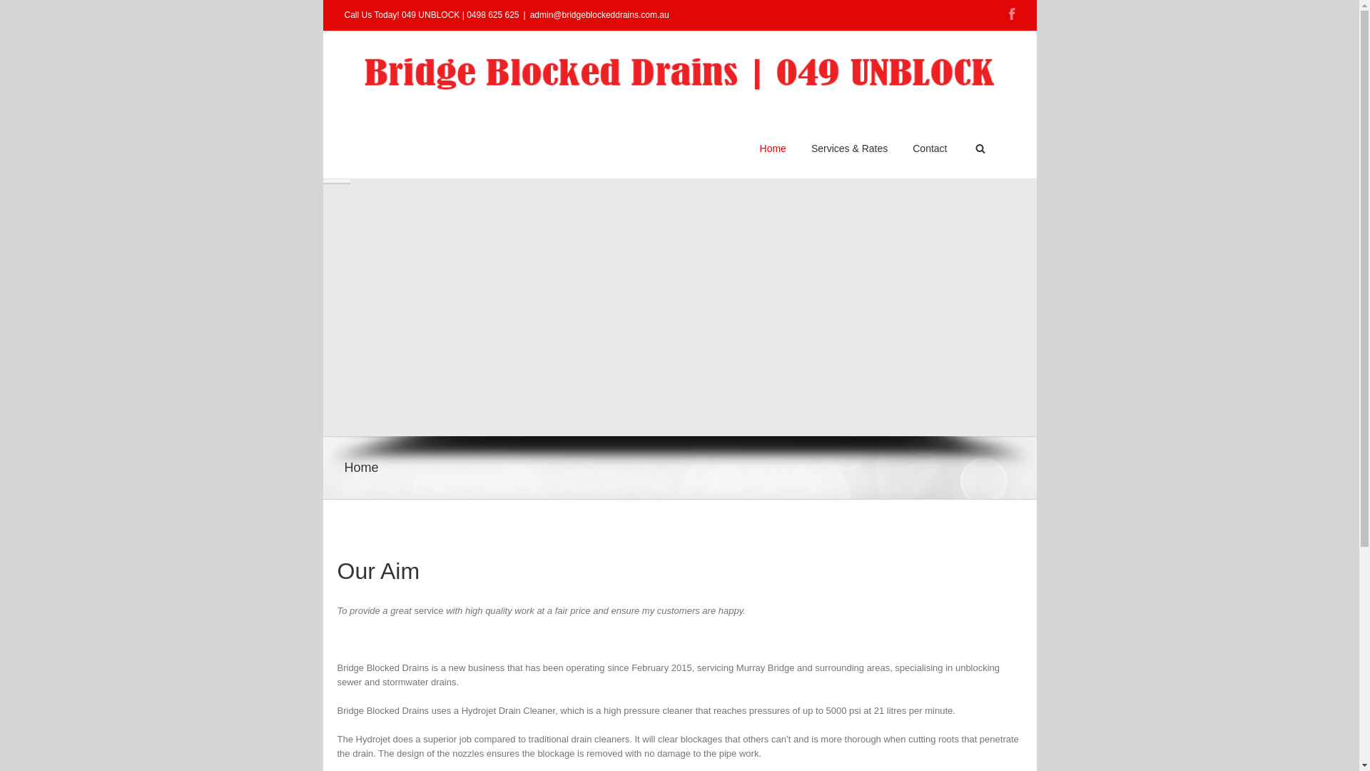website screenshot of https://bridgeblockeddrains.online/