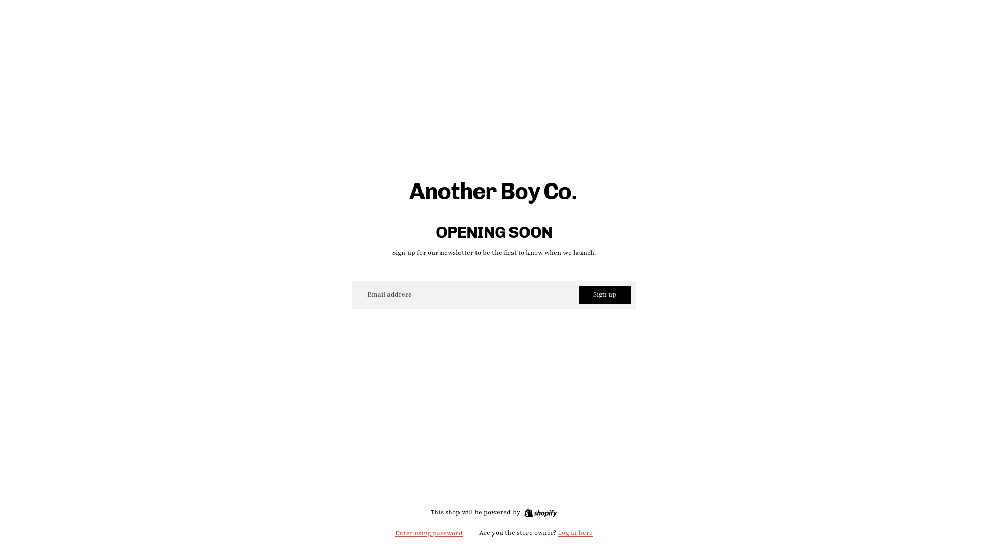 website screenshot of https://anotherboyco.com/