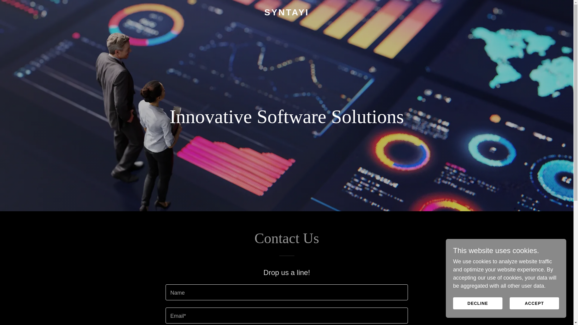 website screenshot of https://syntayi.com/