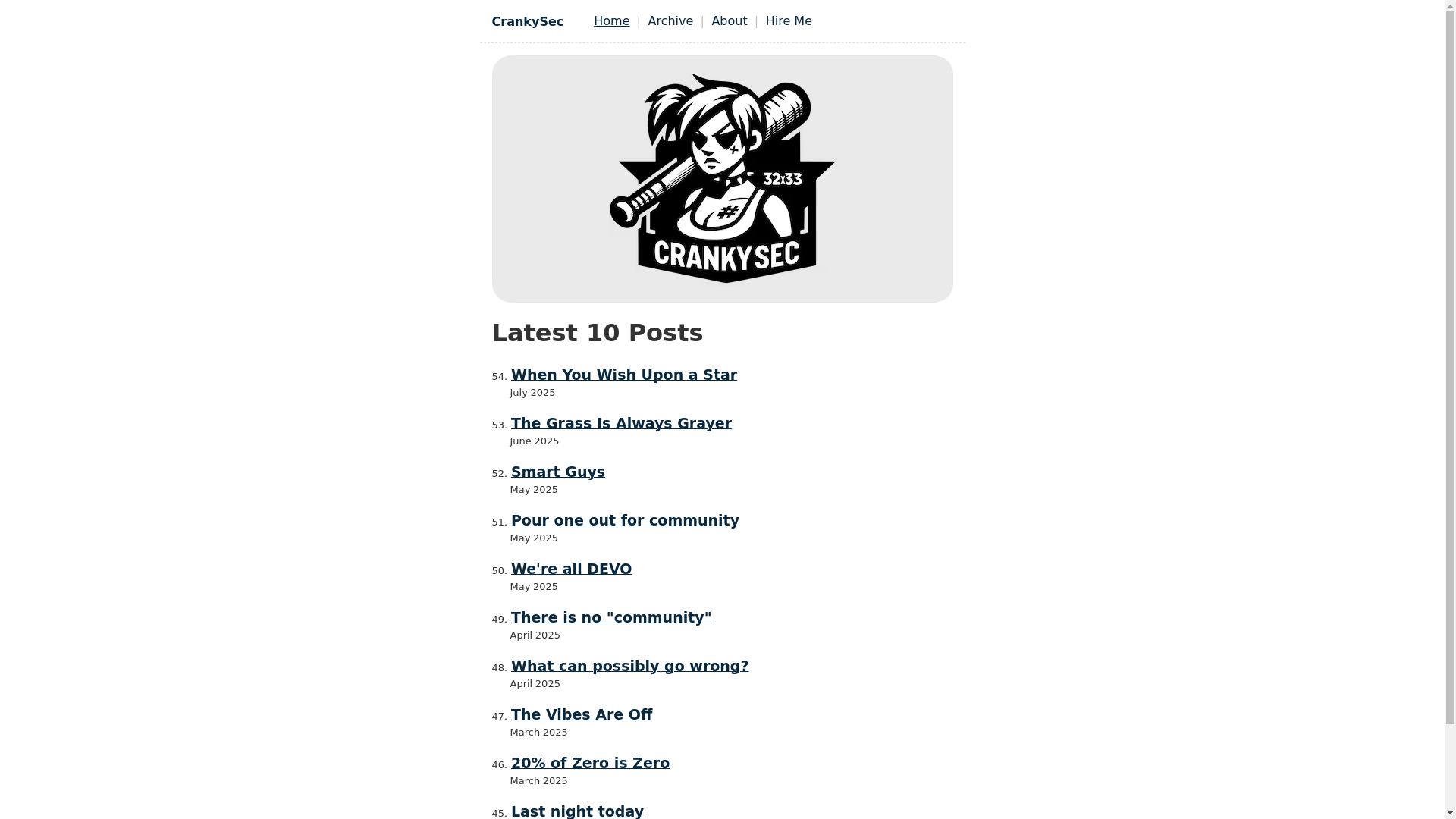 website screenshot of https://cranky-64b.pages.dev/